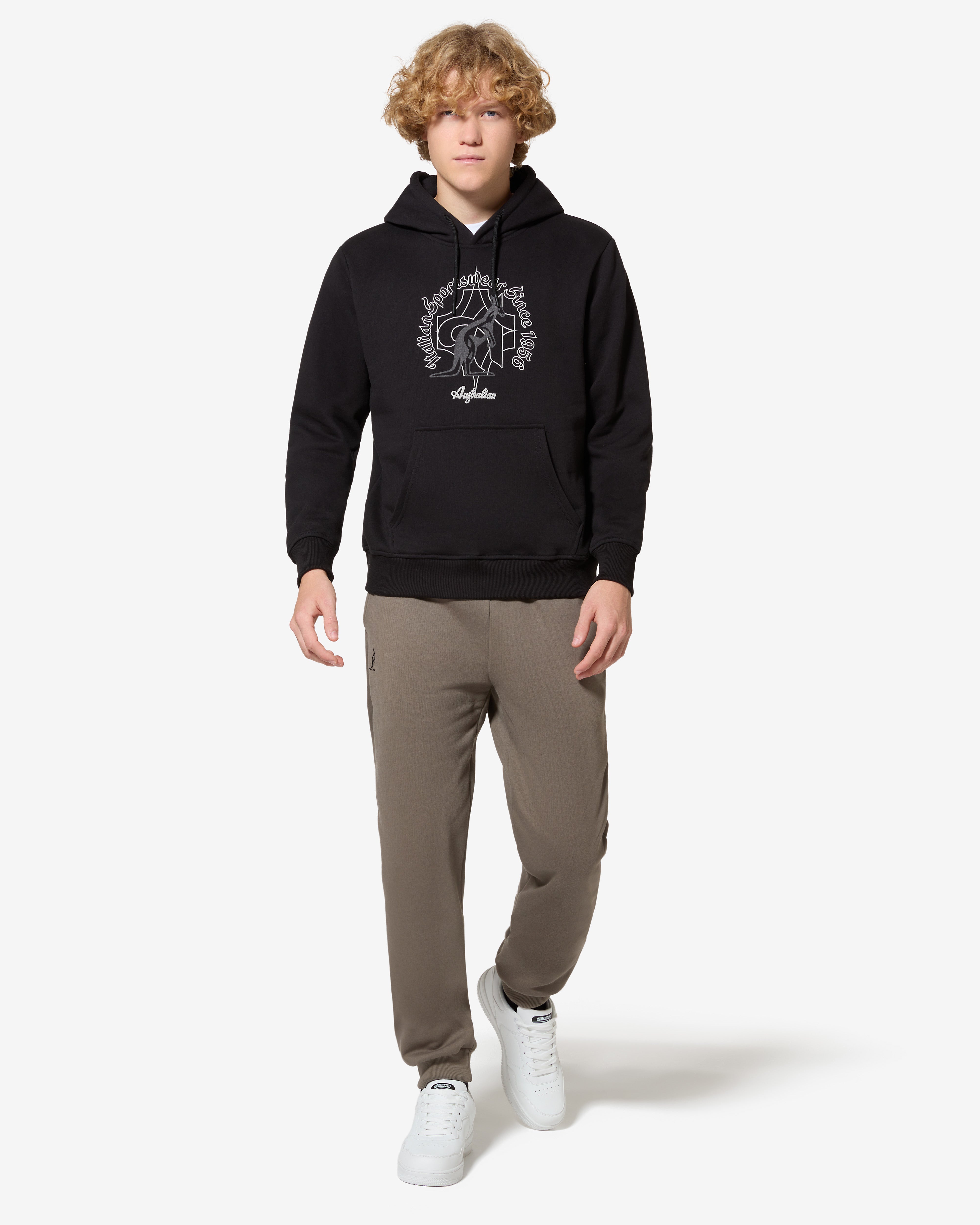 australian-archive-cotton-track-pant-pantalone-in-felpa-ferro image 2