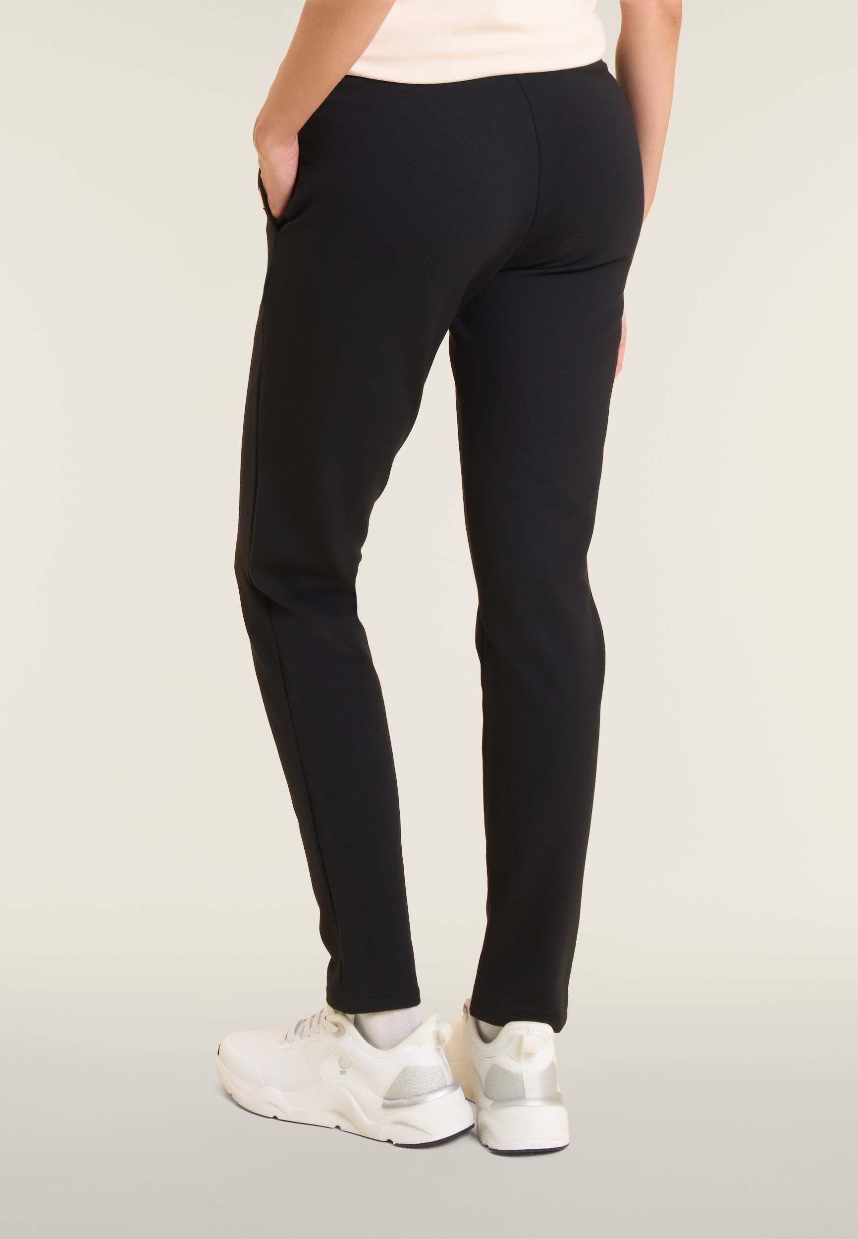 freddy-pantaloni-donna-dritti-in-felpa-garzata-modal-elasticizzata image 3