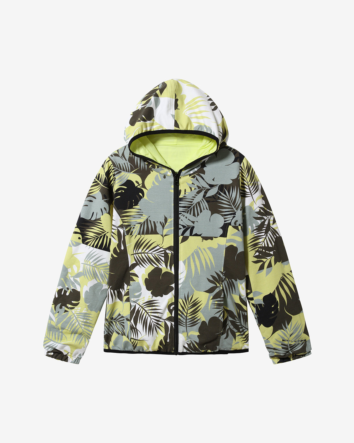 australian-flowers-revers-track-jacket-giacca-reversibile-lime-2-in-1 image 5
