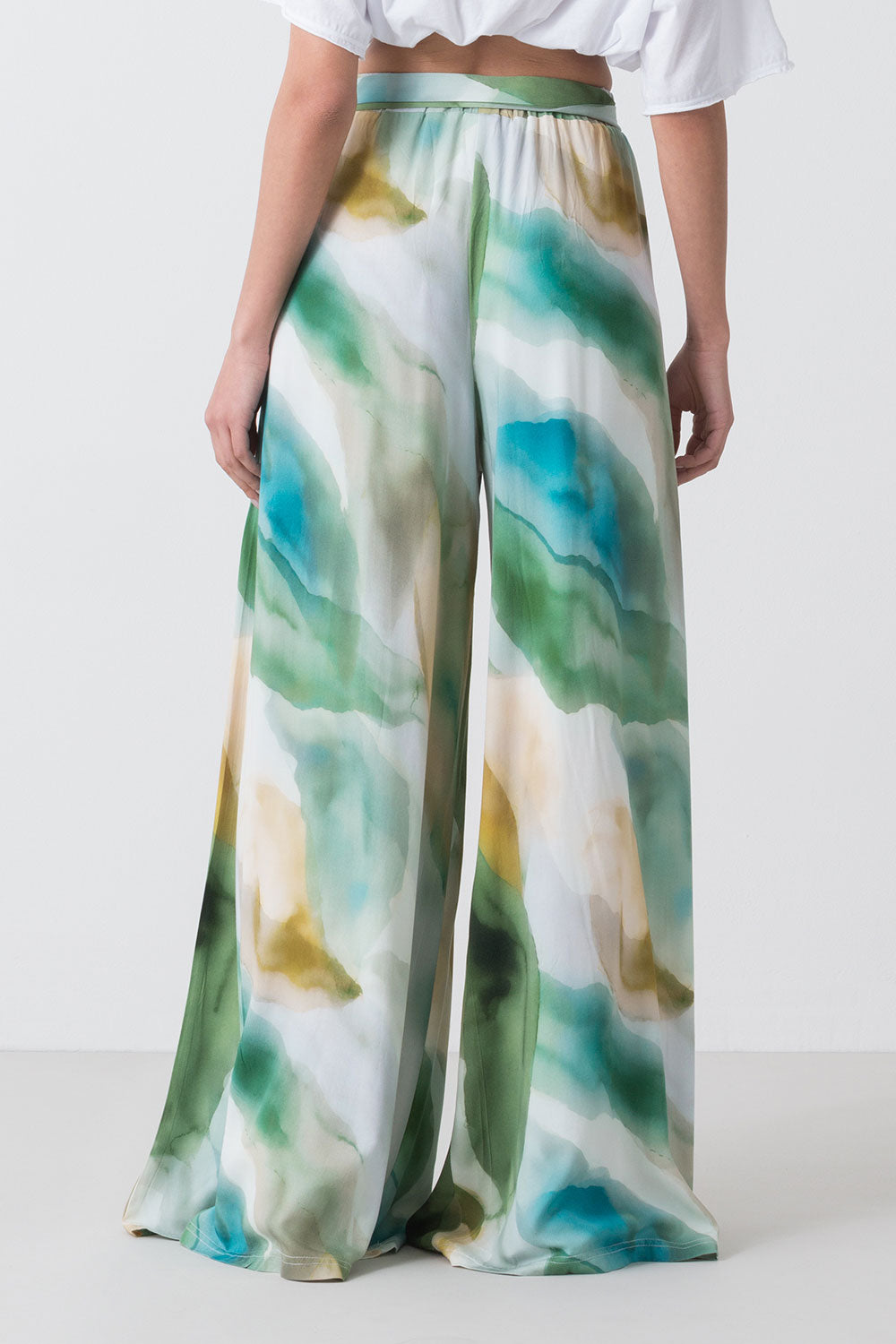 dimensione-danza-city-pantalone-palazzo-con-stampa-all-over-marmorizzata image 3