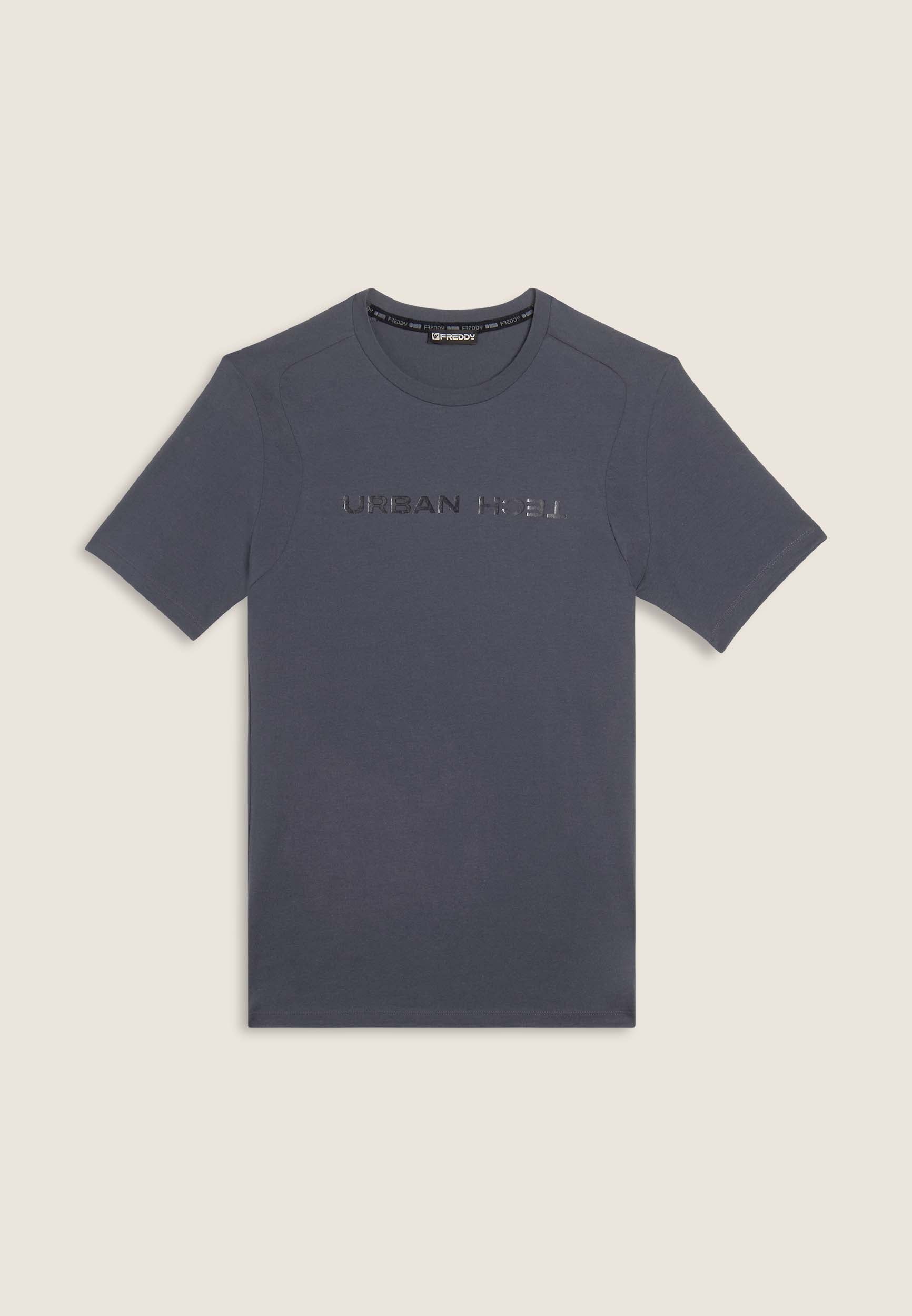 freddy-t-shirt-uomo-regular-spalle-raglan-doppia-stampa-lucida image 8