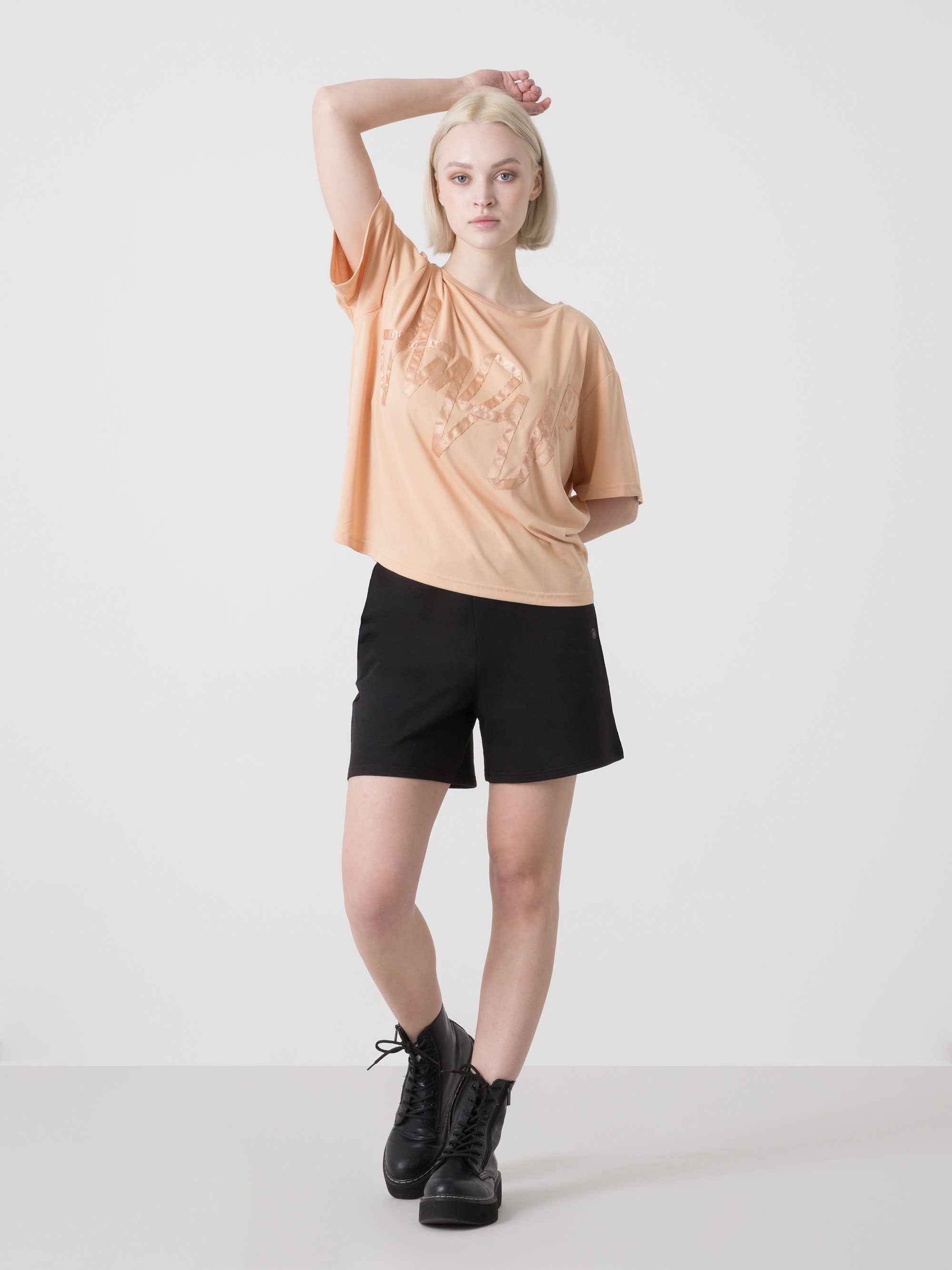 dimensione-danza-bermuda-donna-in-felpa-modal-con-vita-elastica-e-tasche image 2