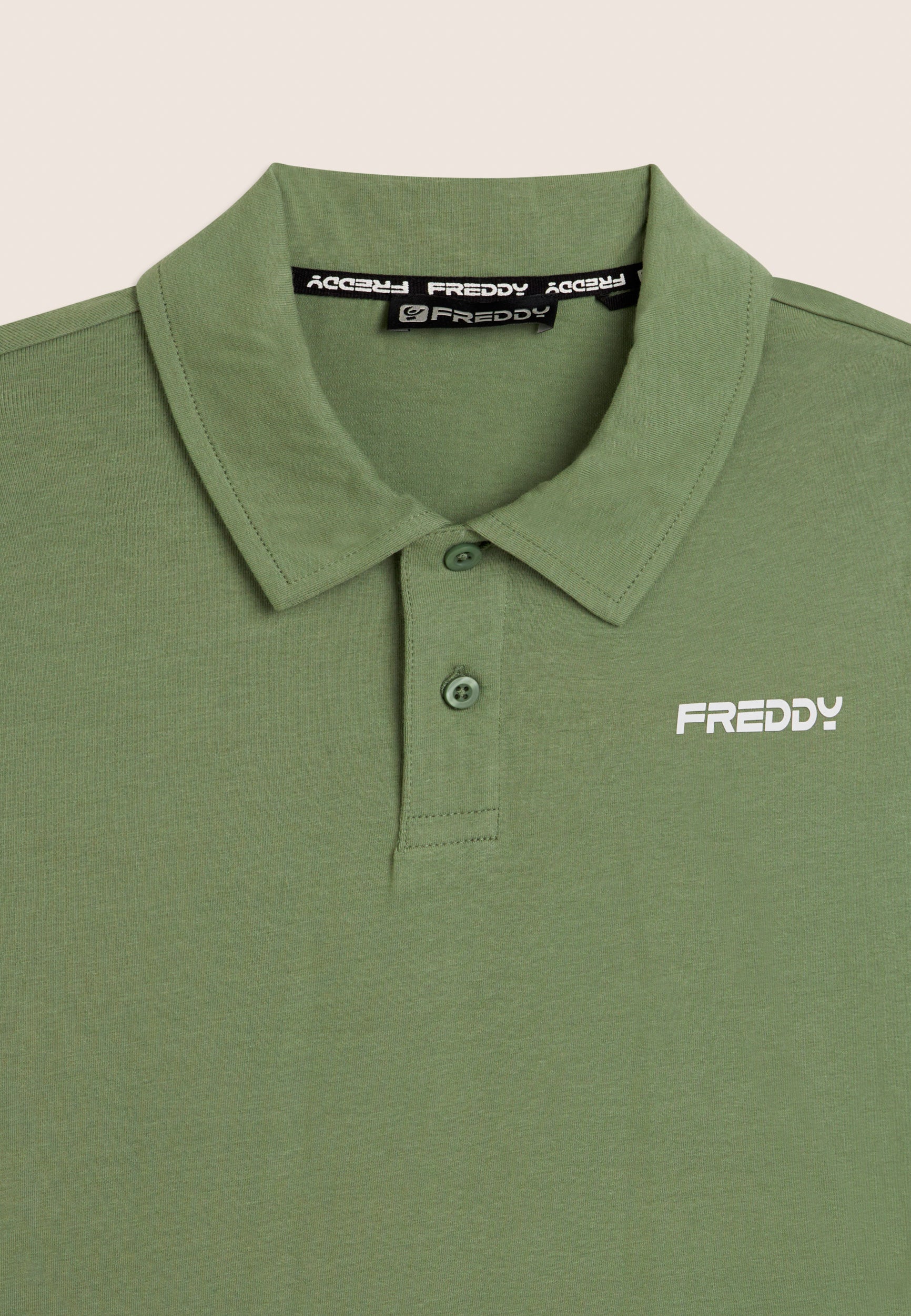 freddy-polo-uomo-heavy-jersey-stretch-manica-corta-con-logo image 6