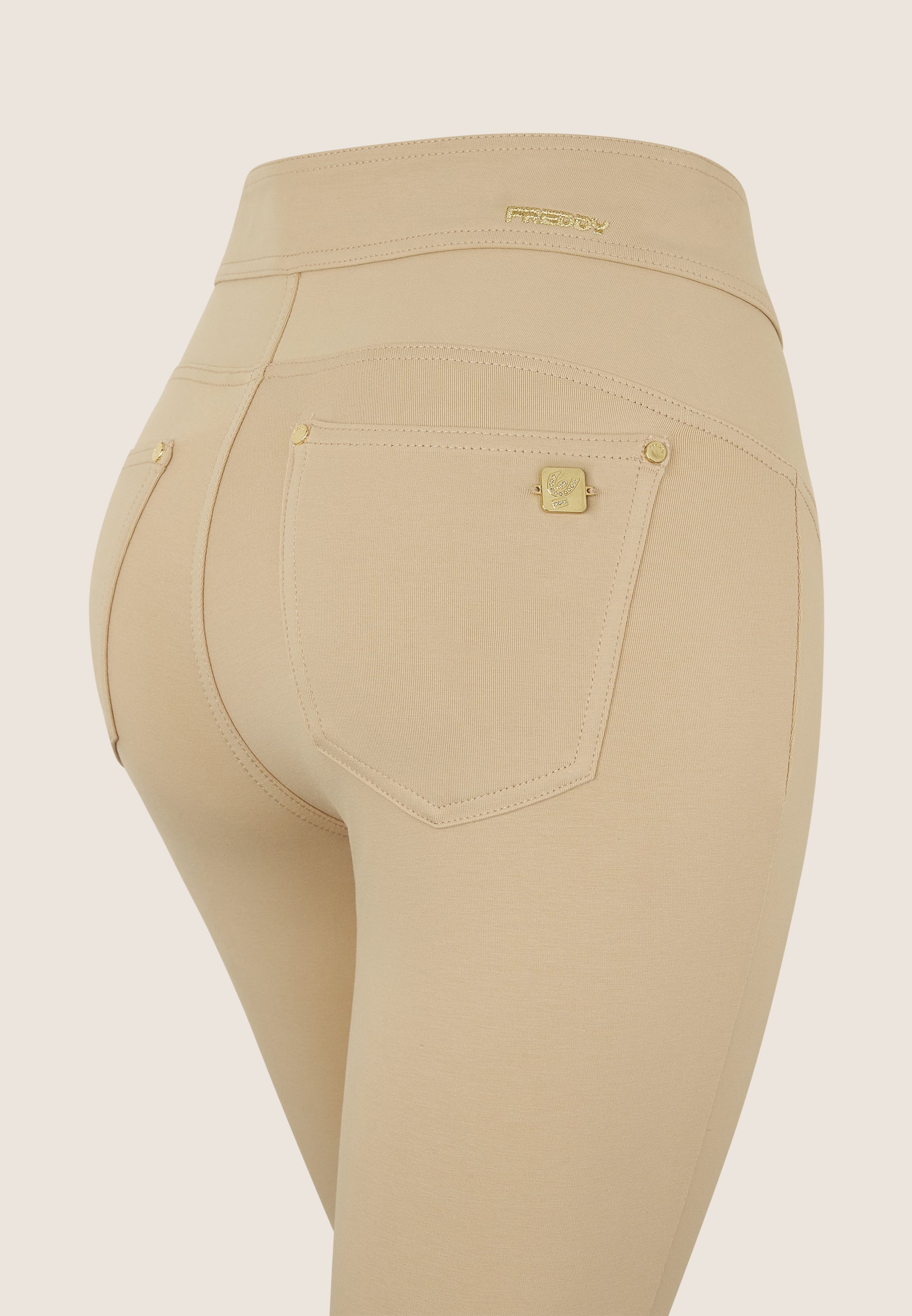 freddy-n-o-w-pantaloni-donna-jersey-vita-alta-superskinny image 6