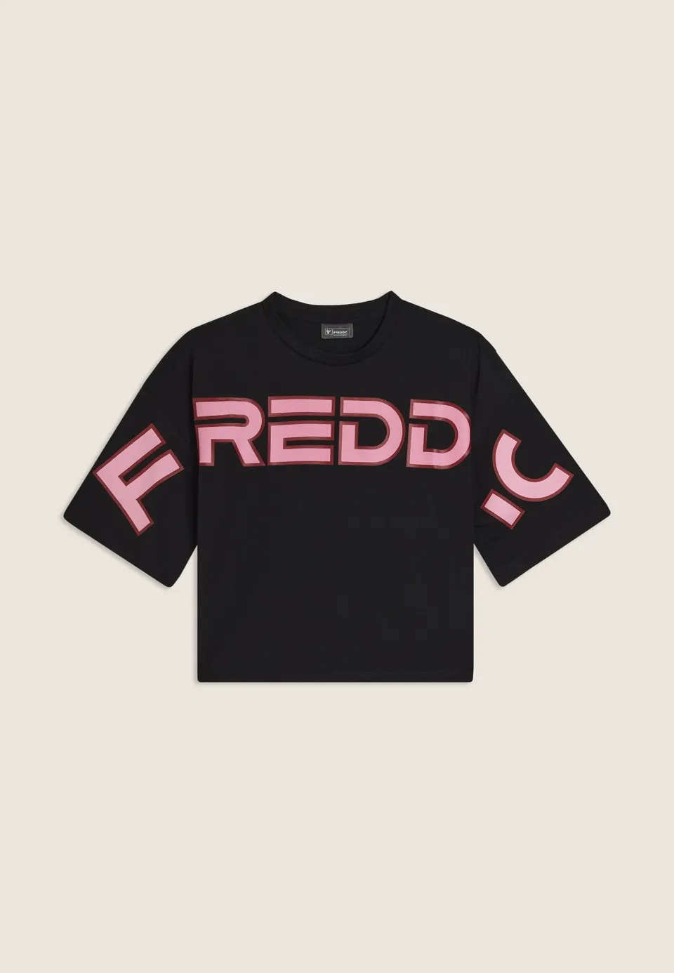 freddy-t-shirt-junior-cropped-con-maxi-logo-color-block image 1