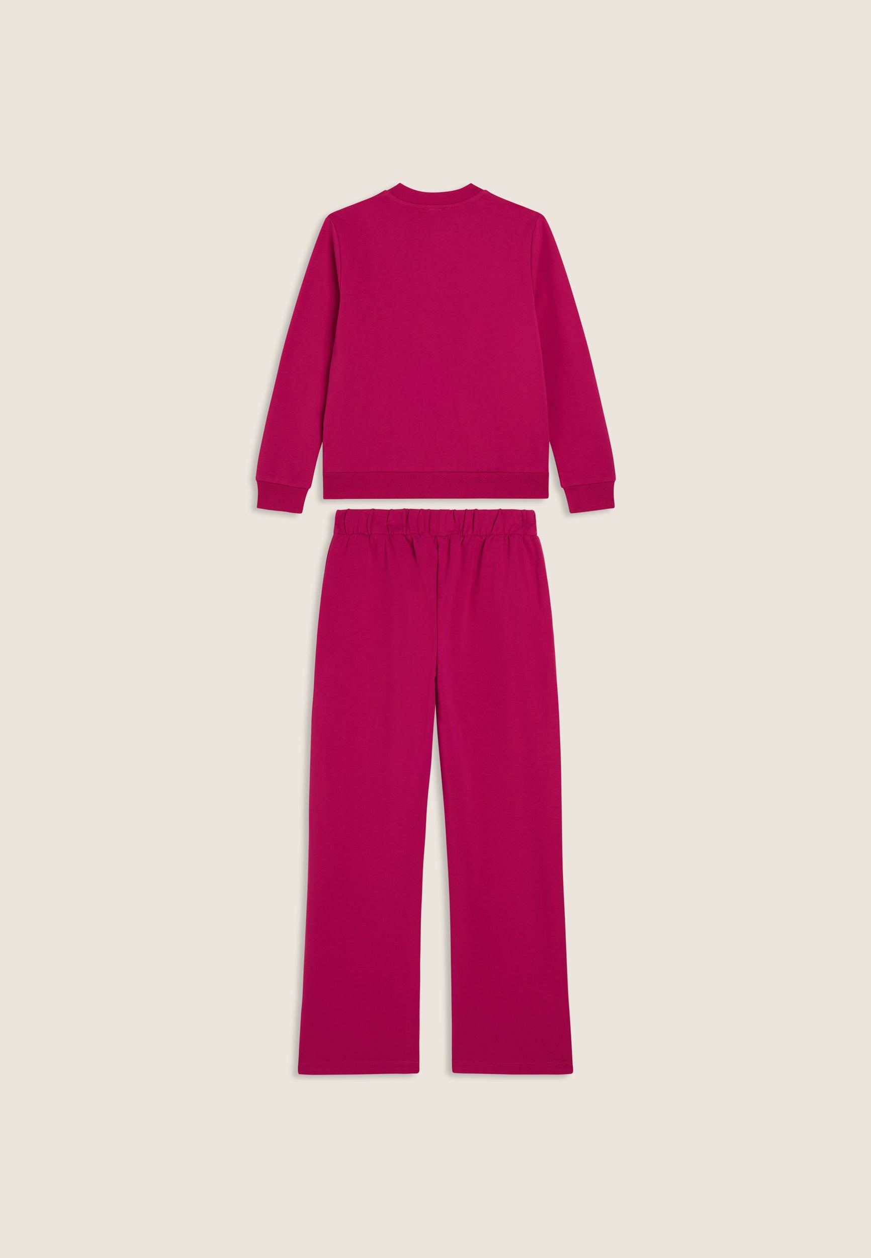freddy-tuta-sportiva-bambina-zip-pantaloni-flare-french-terry image 2