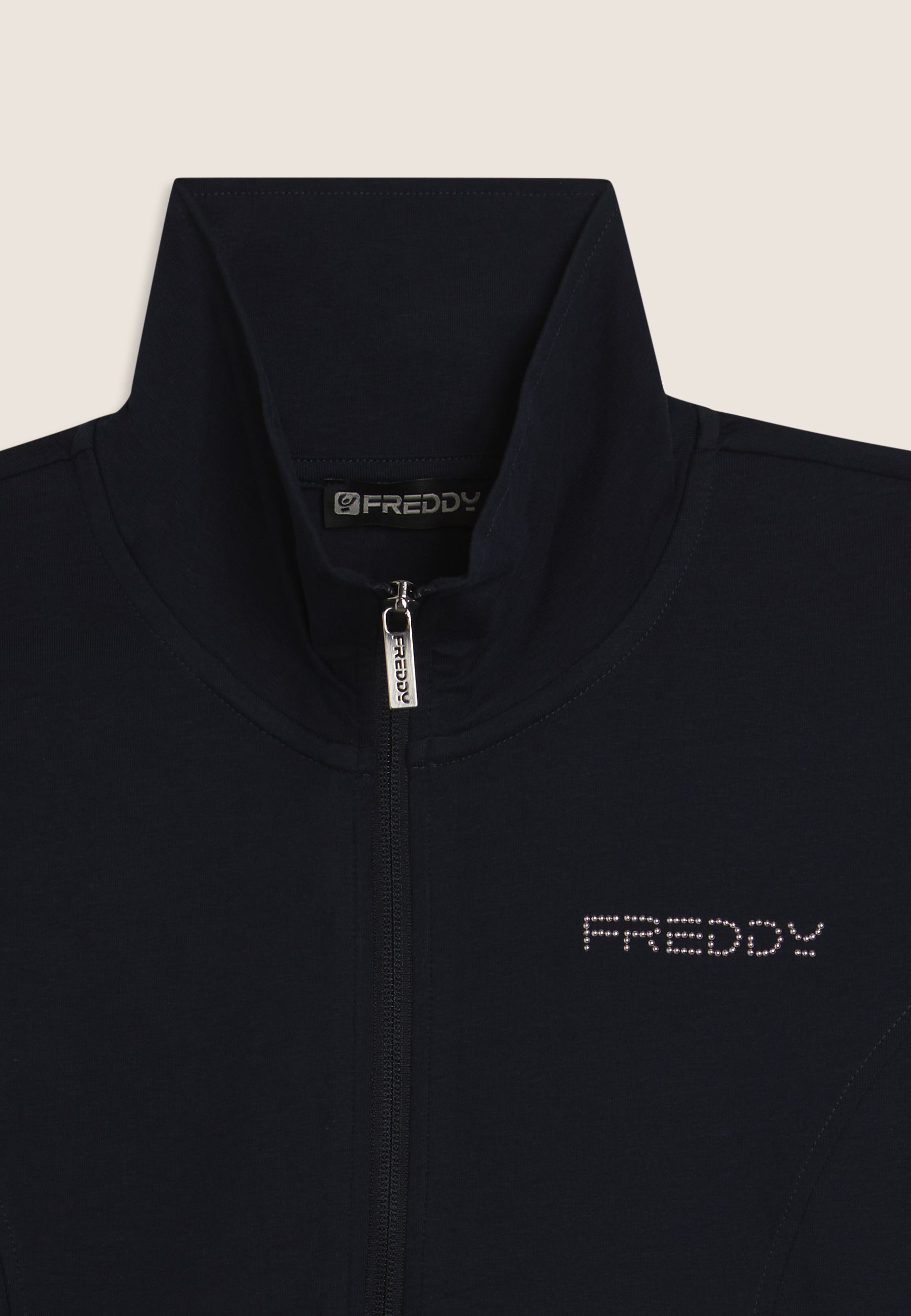 freddy-felpa-collo-alto-con-zip-in-jersey-elasticizzato image 7