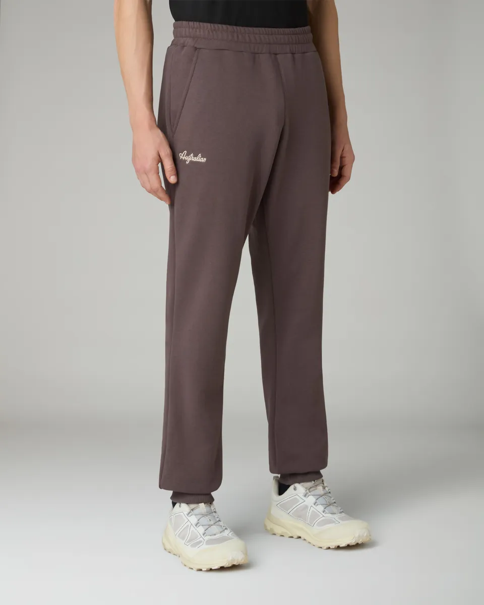 australian-essential-pantaloni-tuta-in-felpa-caff image 1