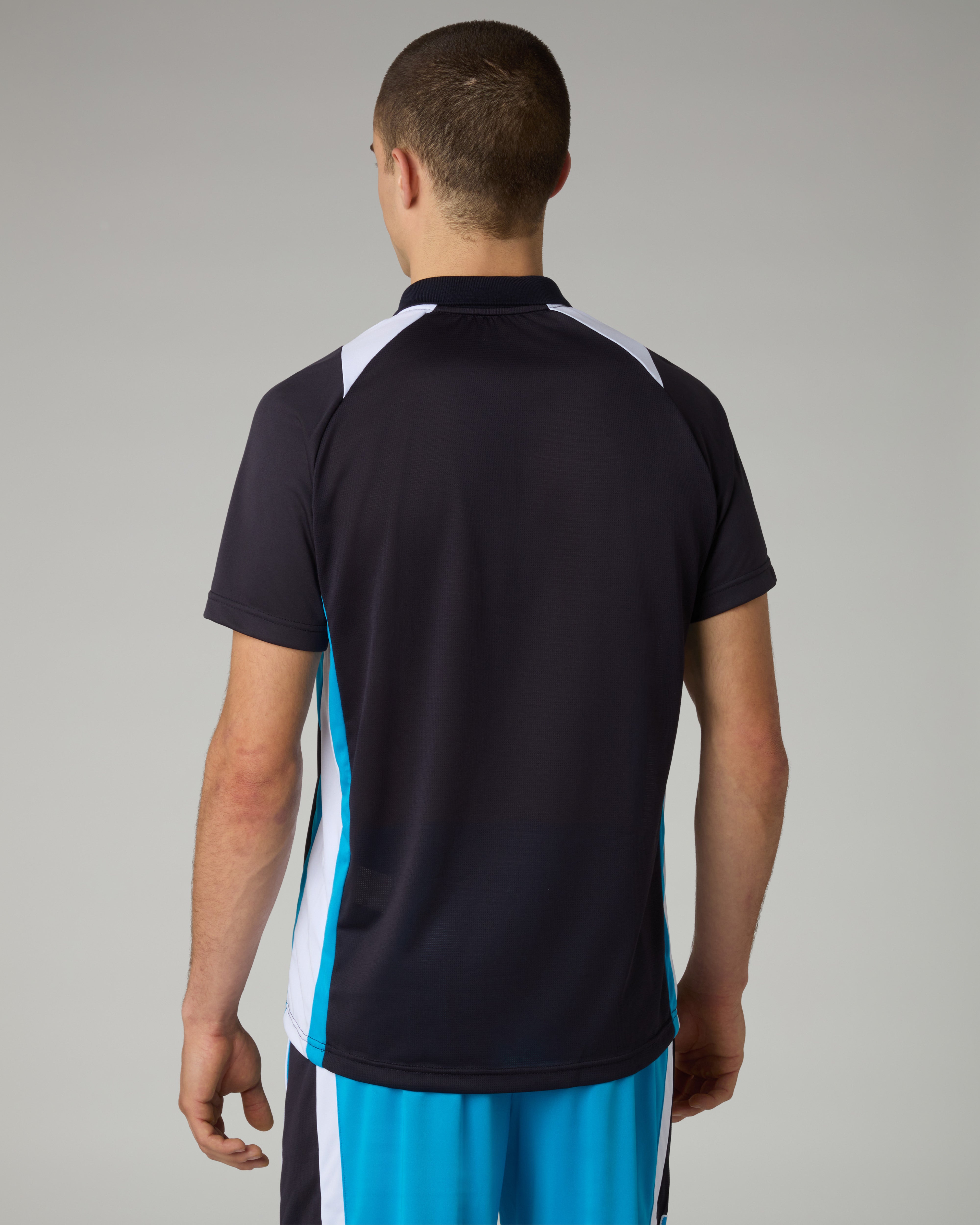 australian-league-polo-shirt-polo-tennis-blu-navy-traspirante image 3