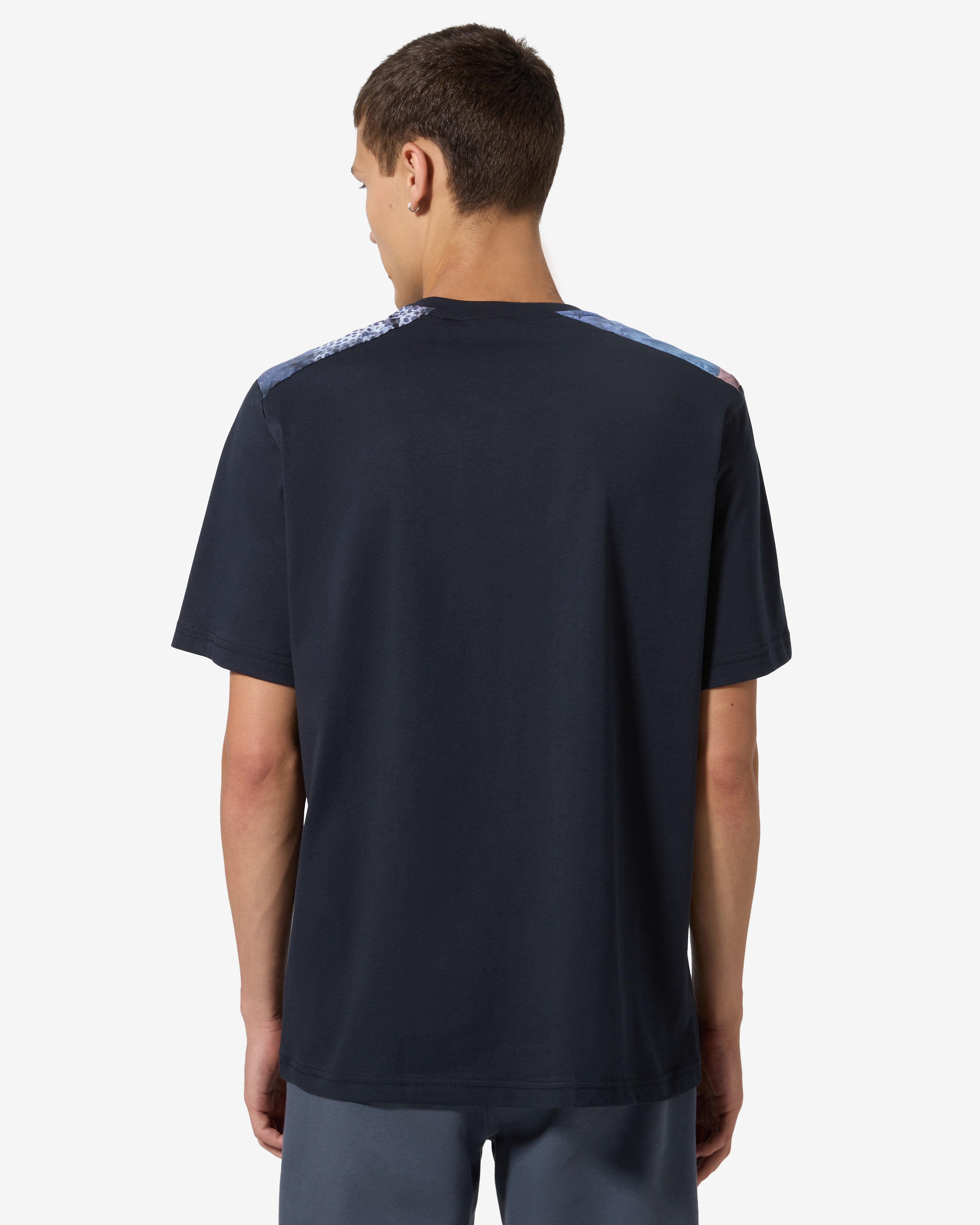 australian-paros-insert-t-shirt-t-shirt-cotone-blu-navy-regular-fit image 3