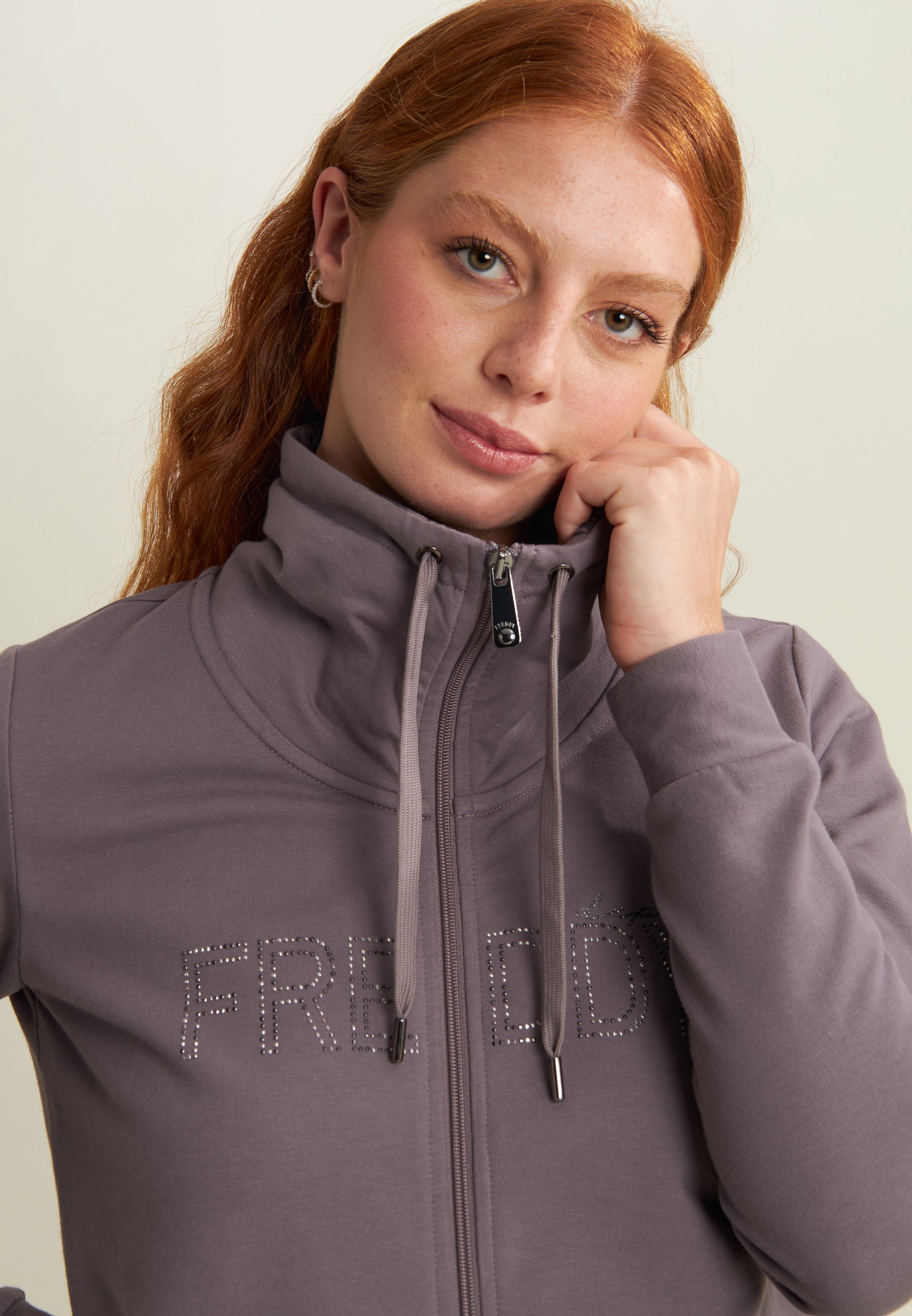 freddy-felpa-donna-full-zip-collo-alto-fondo-asimmetrico image 4