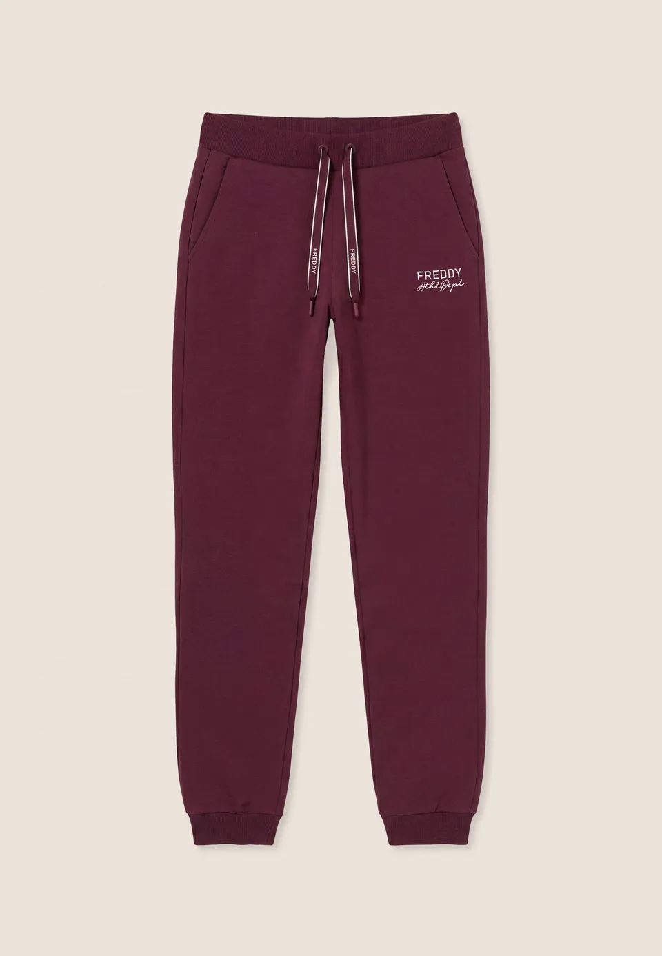 freddy-pantaloni-sportivi-donna-in-felpa-regular-fit-con-polsino image 1