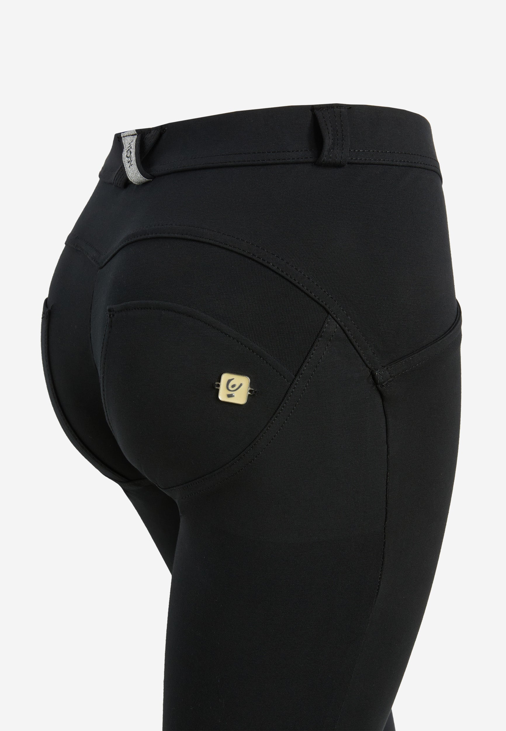 freddy-wr-up-pantaloni-push-up-vita-regular-fondo-flare-in-cotone image 8