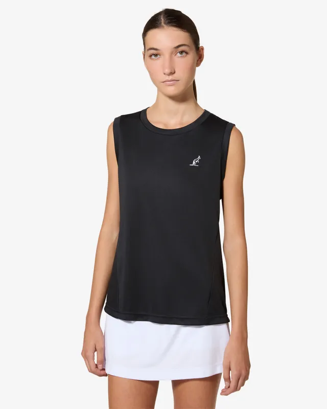australian-drop-essence-canotta-tennis-scollo-a-goccia-nero image 1