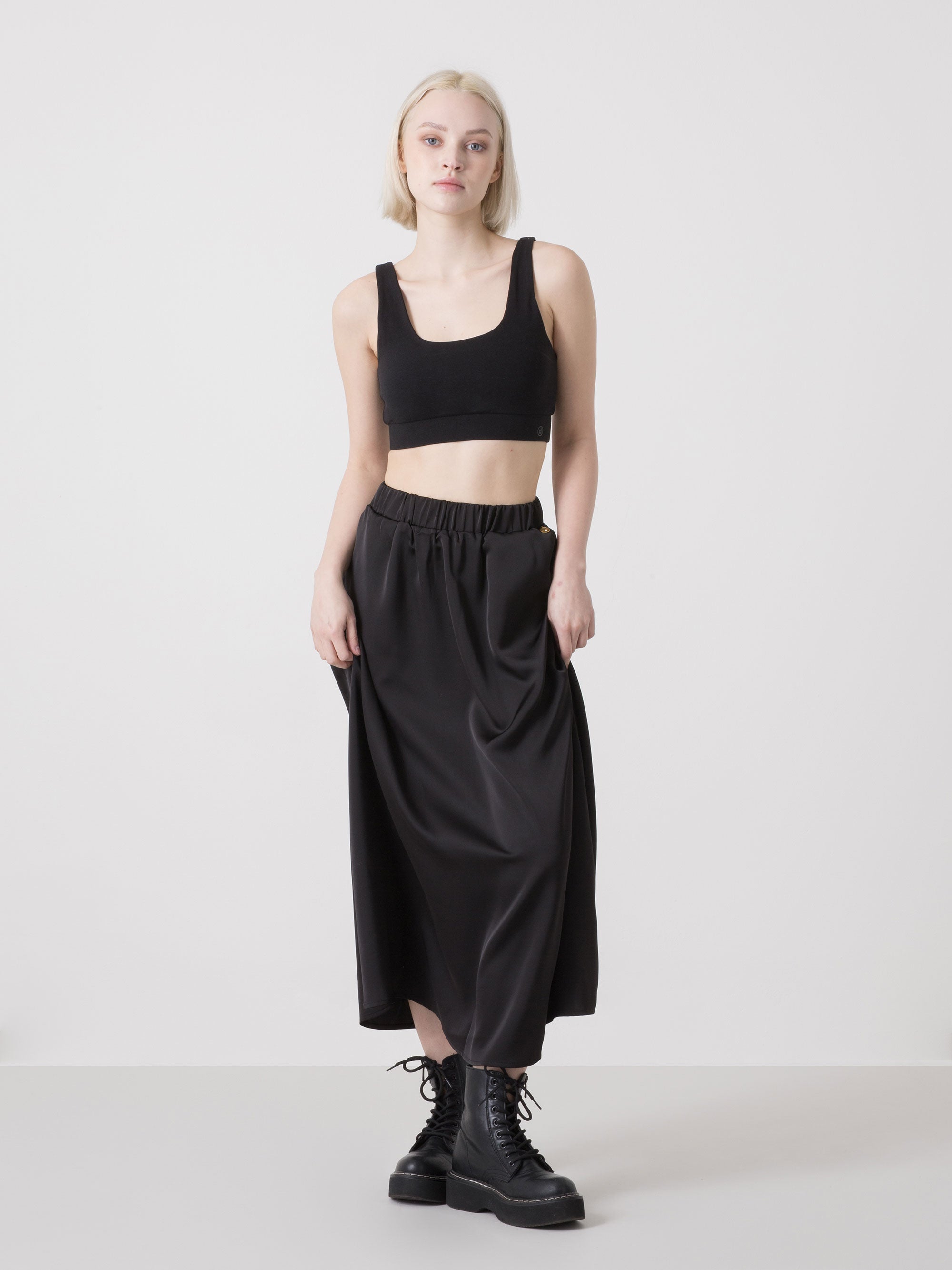 dimensione-danza-gonna-lunga-donna-fluida-con-vita-elasticizzata image 2