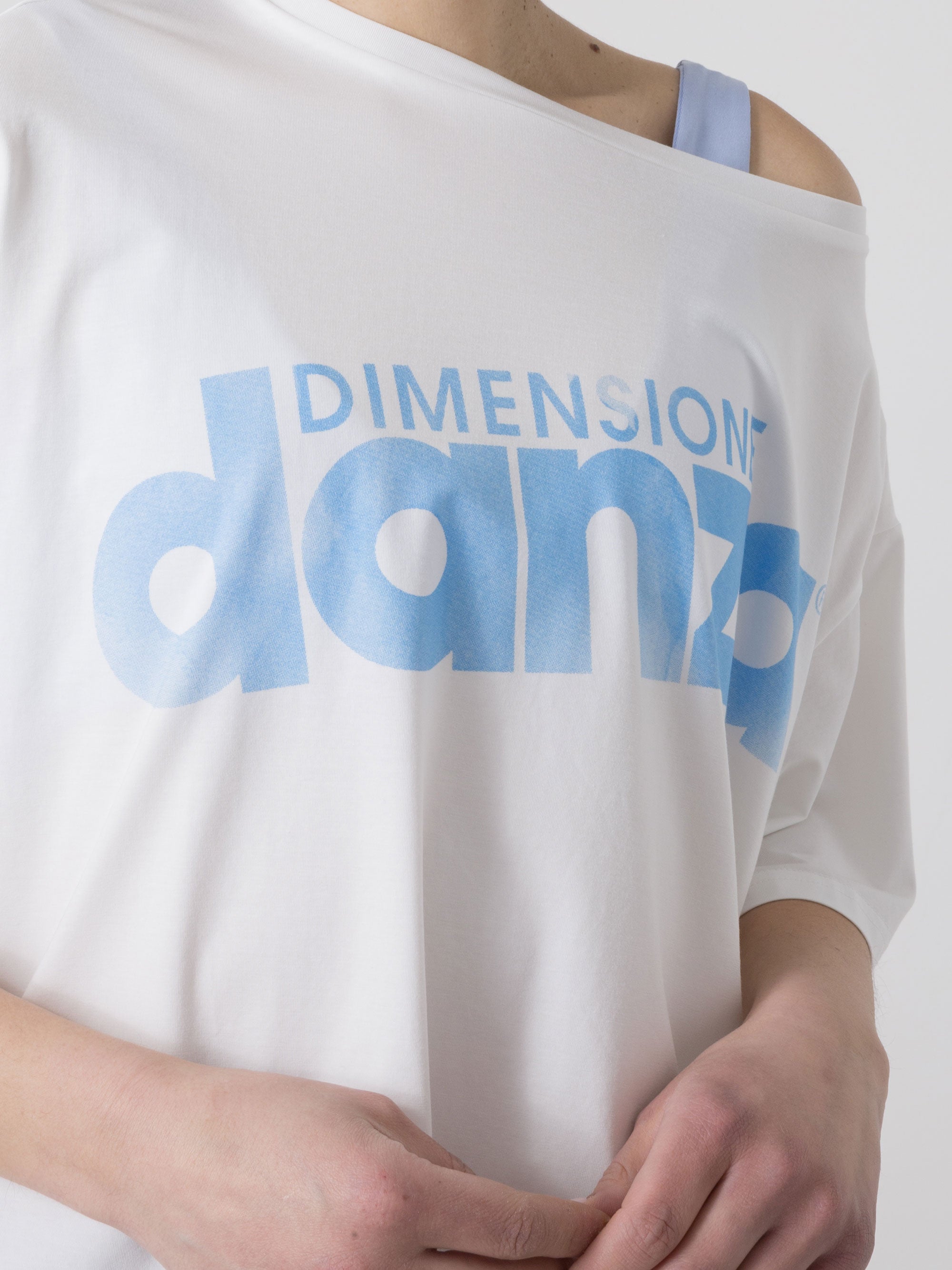 dimensione-danza-t-shirt-donna-in-modal-jersey-stretch-con-logo-frontale image 4