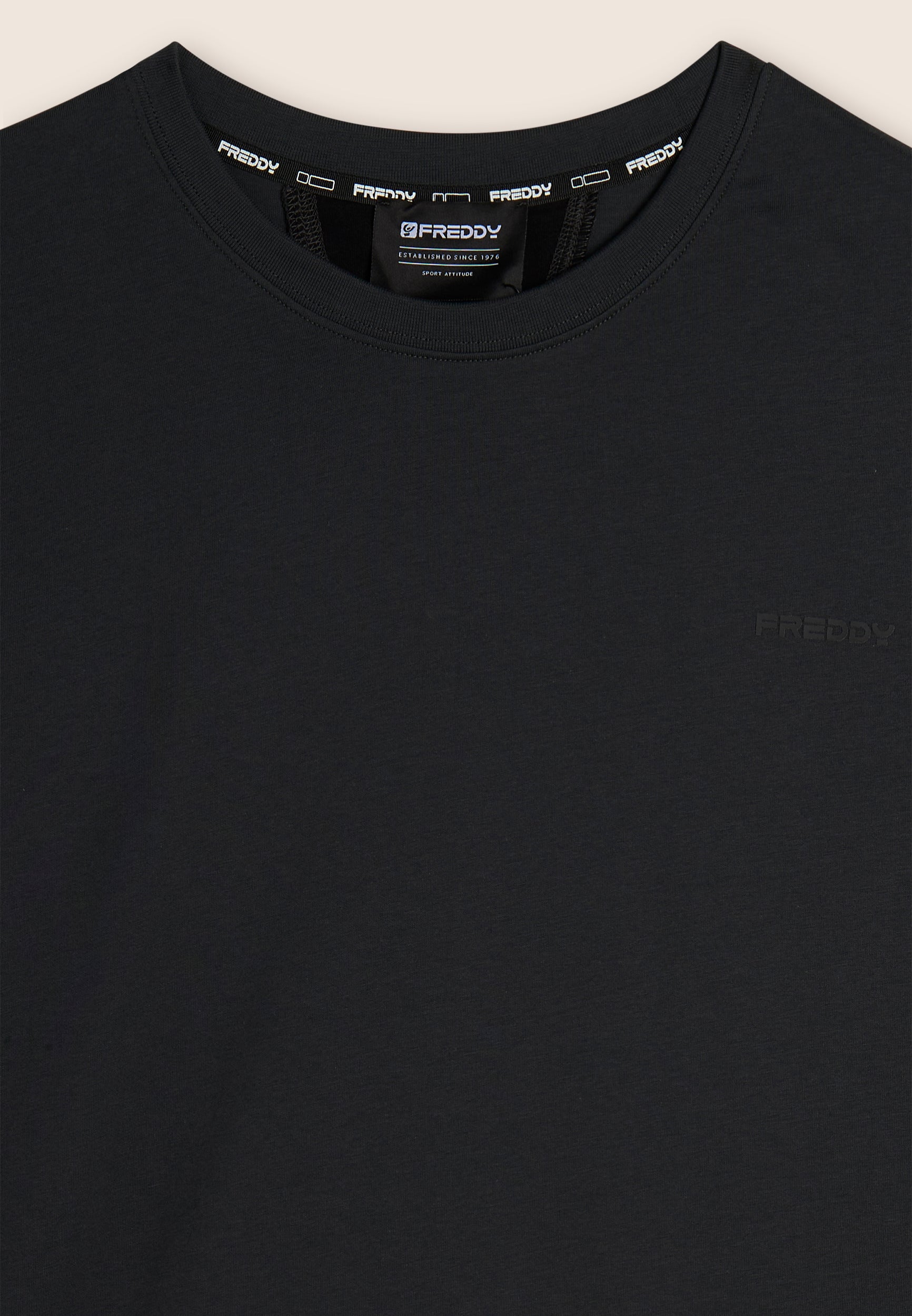 freddy-t-shirt-regular-fit-con-inserti-a-contrasto image 3