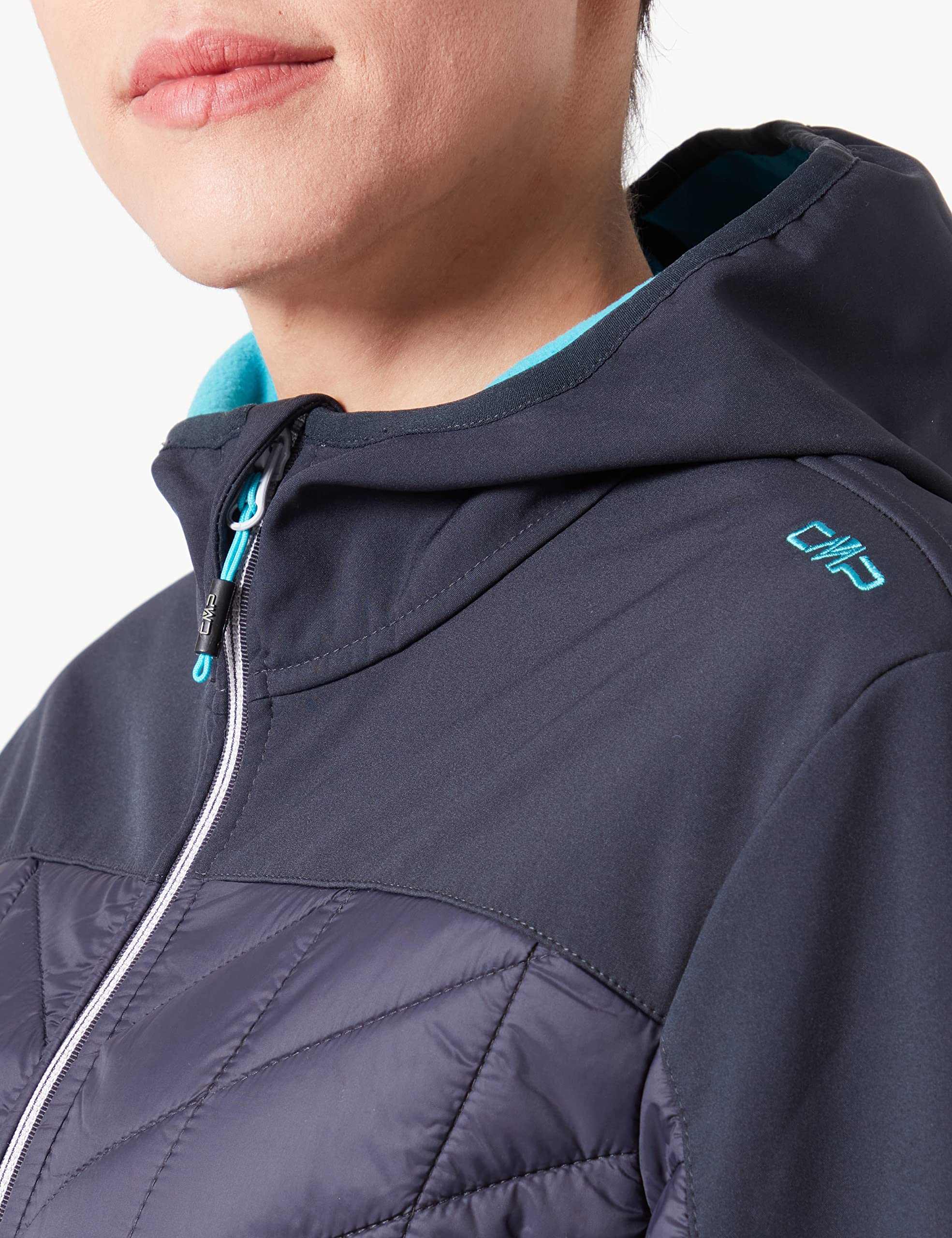 cmp-giacca-softshell-donna-con-cappuccio-fisso image 2