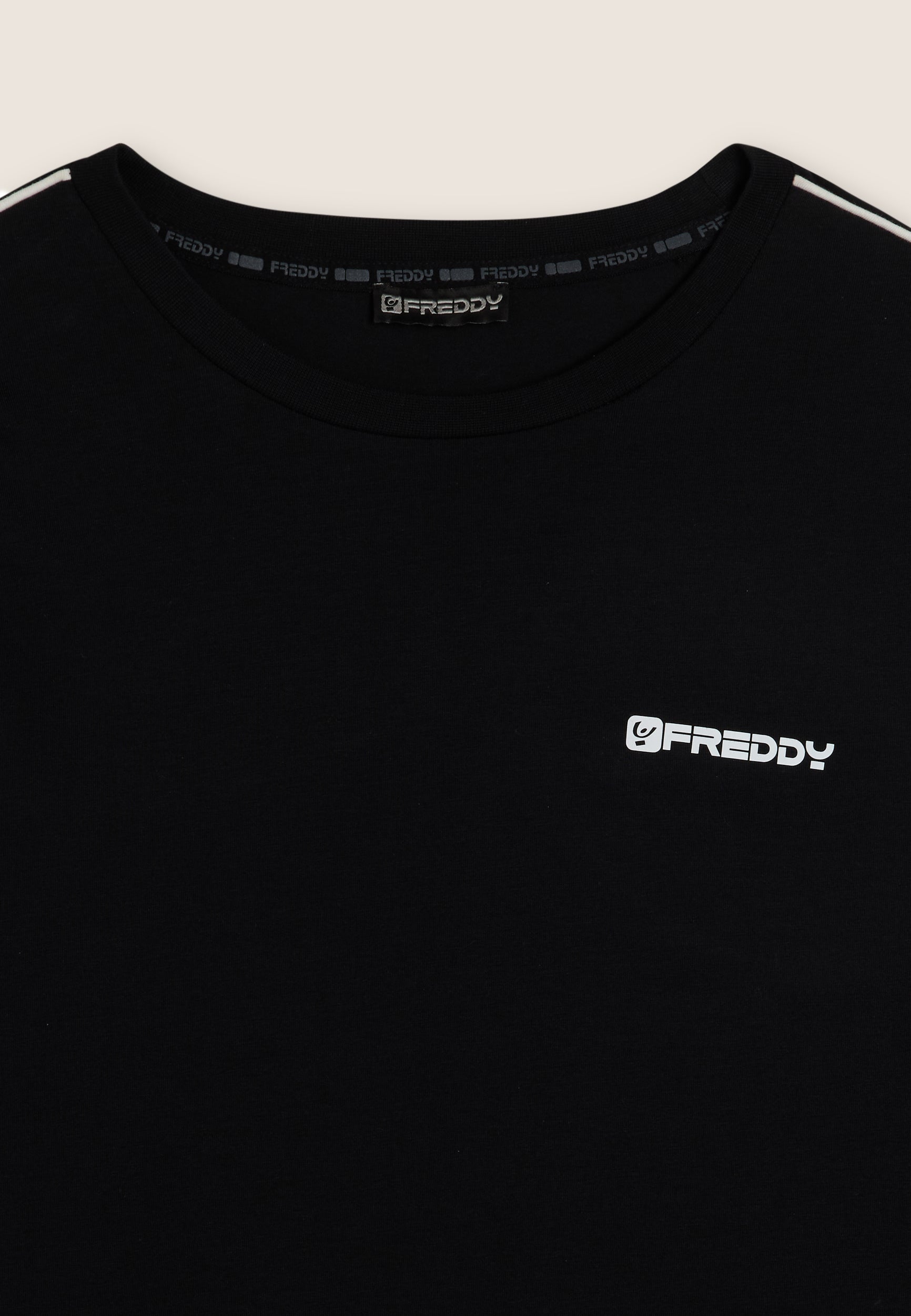 freddy-t-shirt-uomo-manica-lunga-jersey-cuciture-contrasto image 7