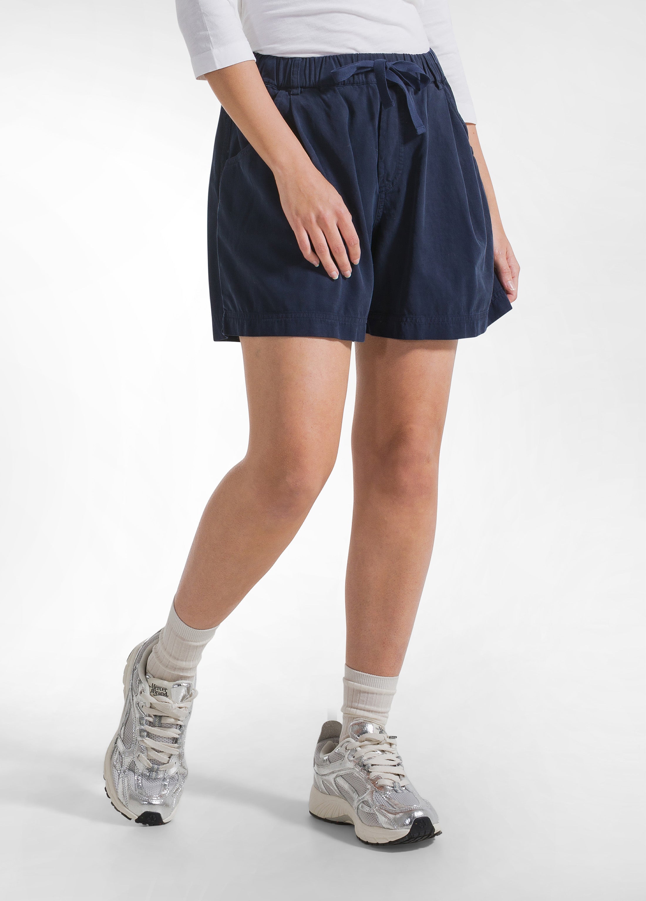 deha-d42755-shorts-in-twill-di-lyocell-blu-relaxed image 2