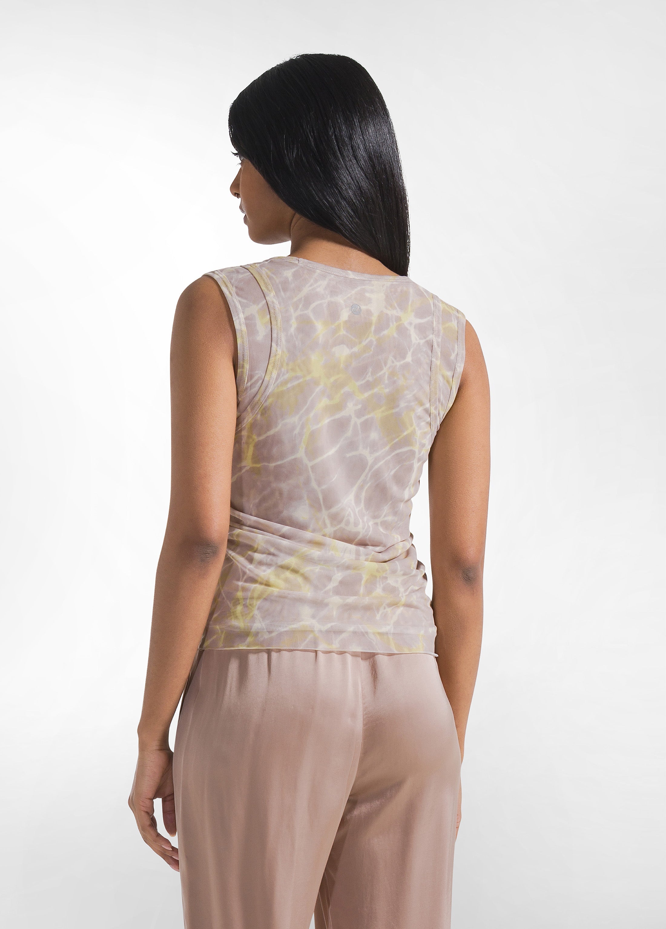 deha-canotta-in-tulle-allover-beige image 2