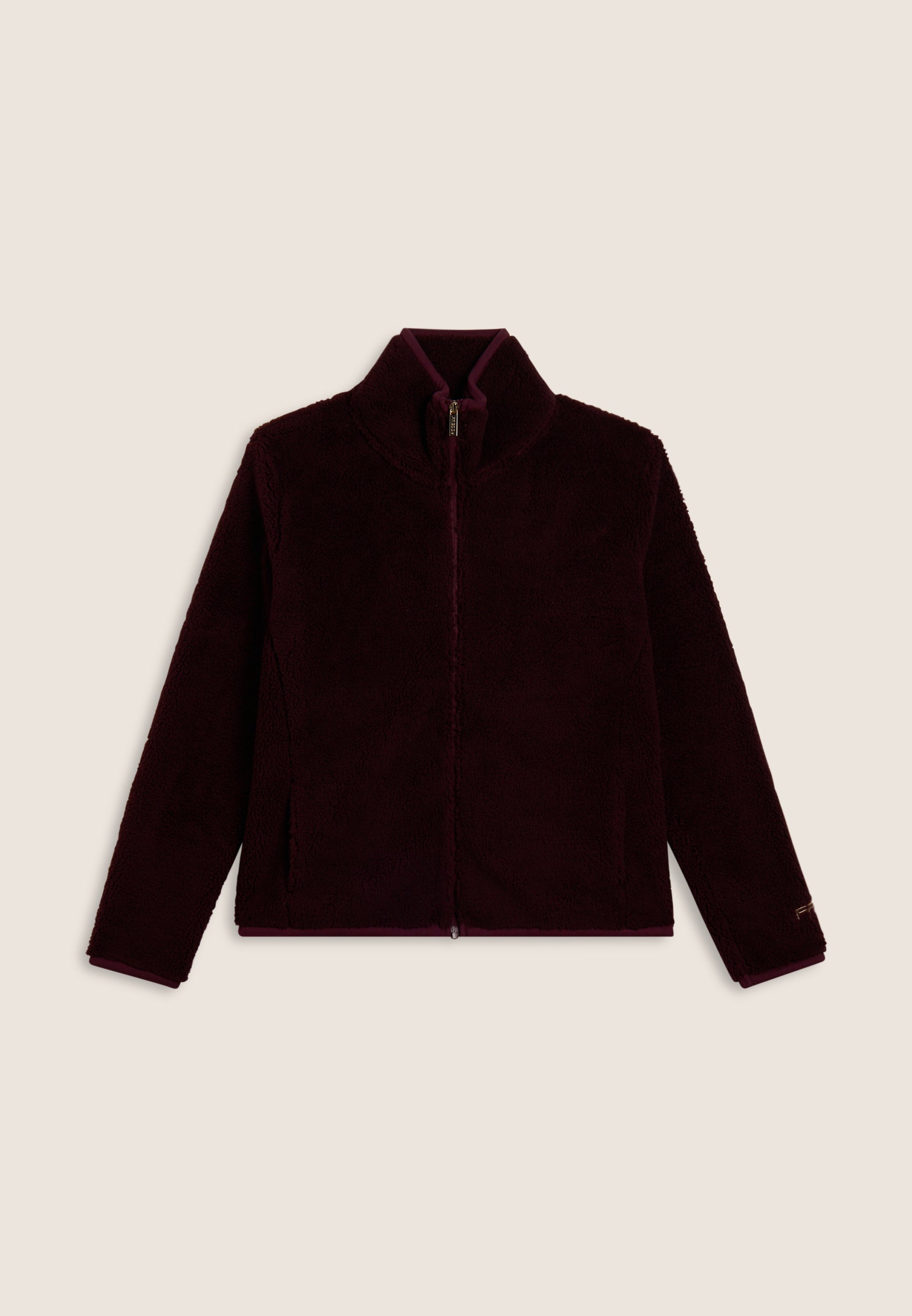 freddy-wr-up-giacca-donna-in-pile-sherpa-con-collo-alto-e-zip image 5