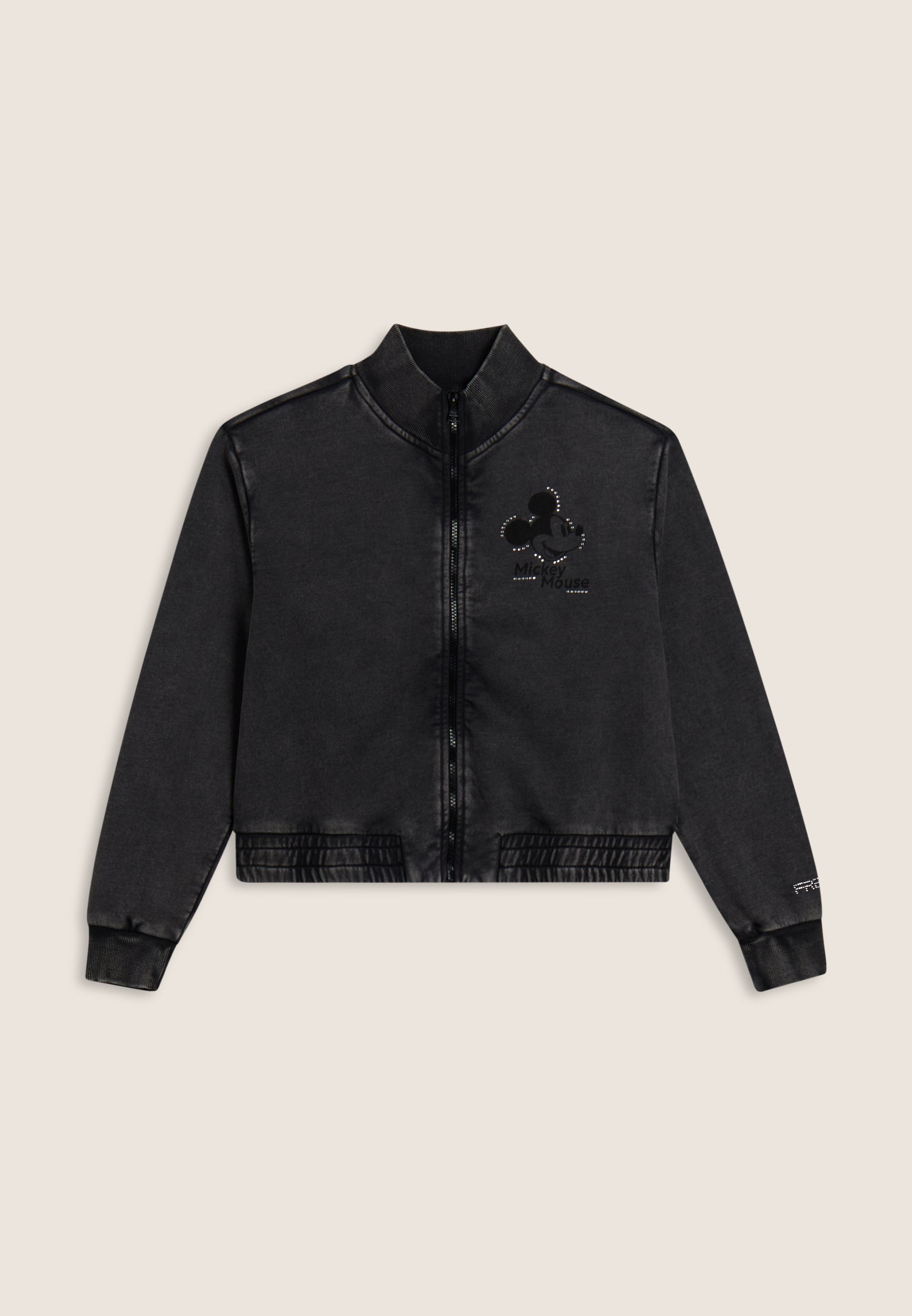 freddy-felpa-bomber-cropped-donna-zip-disney-mickey-mouse-strass image 5