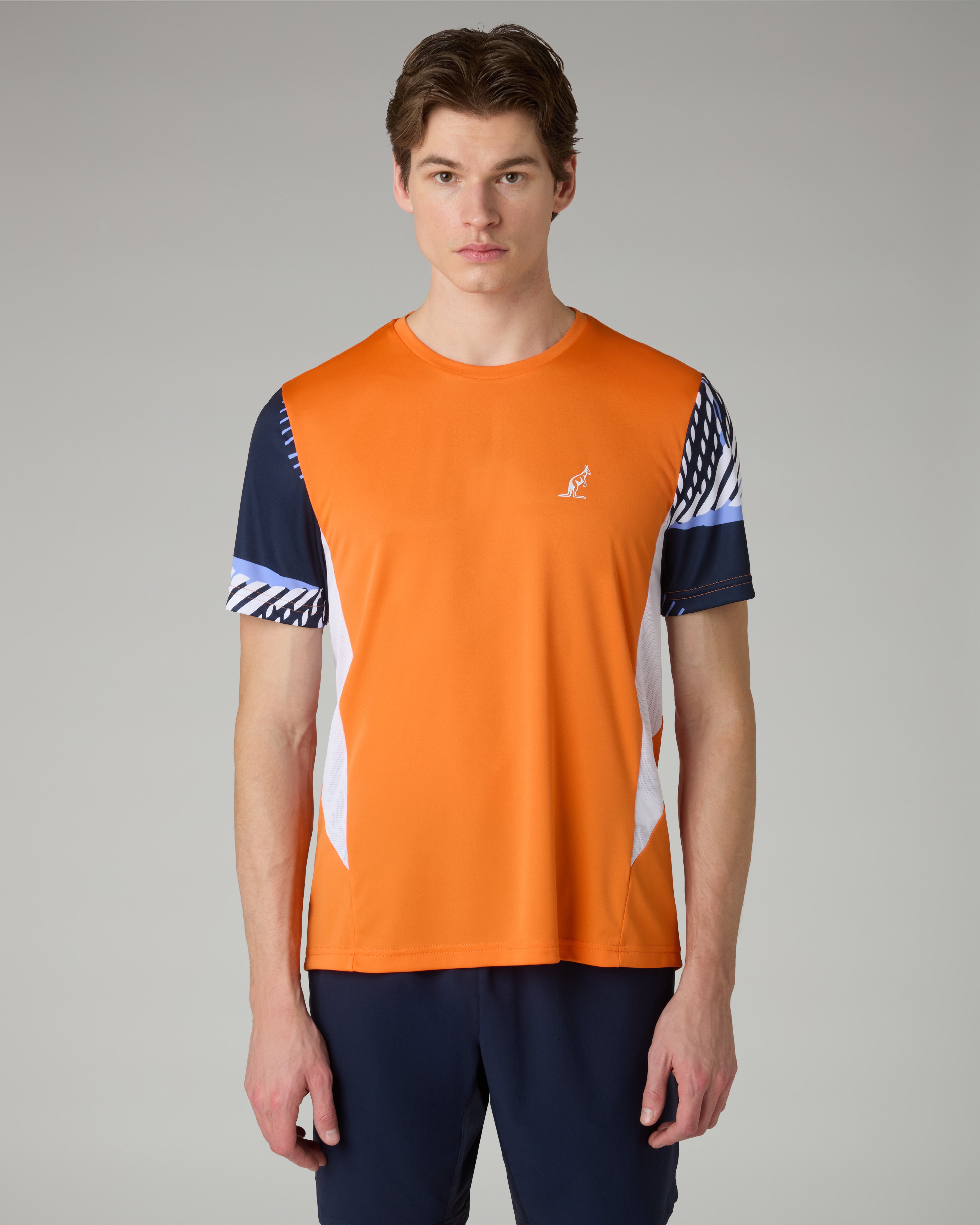australian-absinth-sleeves-t-shirt-t-shirt-tecnica-ace-arancio-acceso image 1