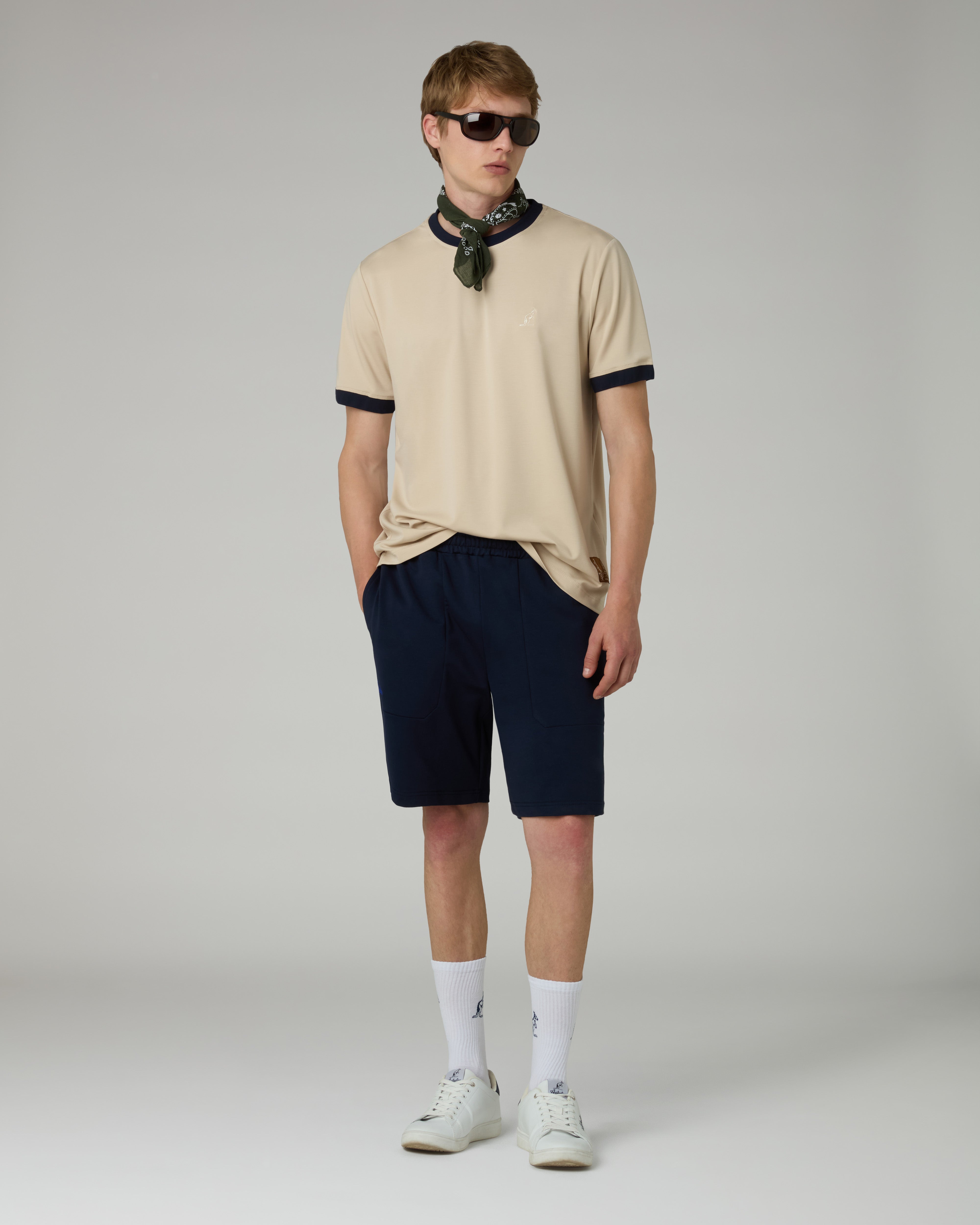 australian-flowline-t-shirt-uomo-regular-fit-sabbia image 2
