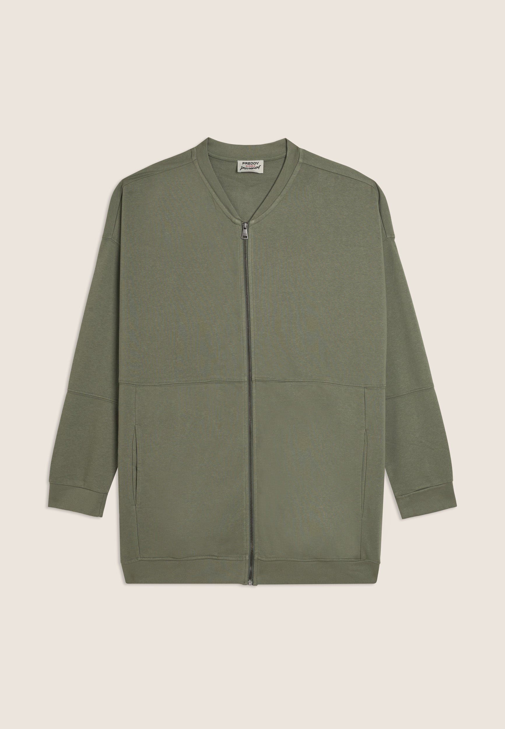 freddy-felpa-zip-oversize-grafica-posteriore-feel-the-flow-french-terry image 8