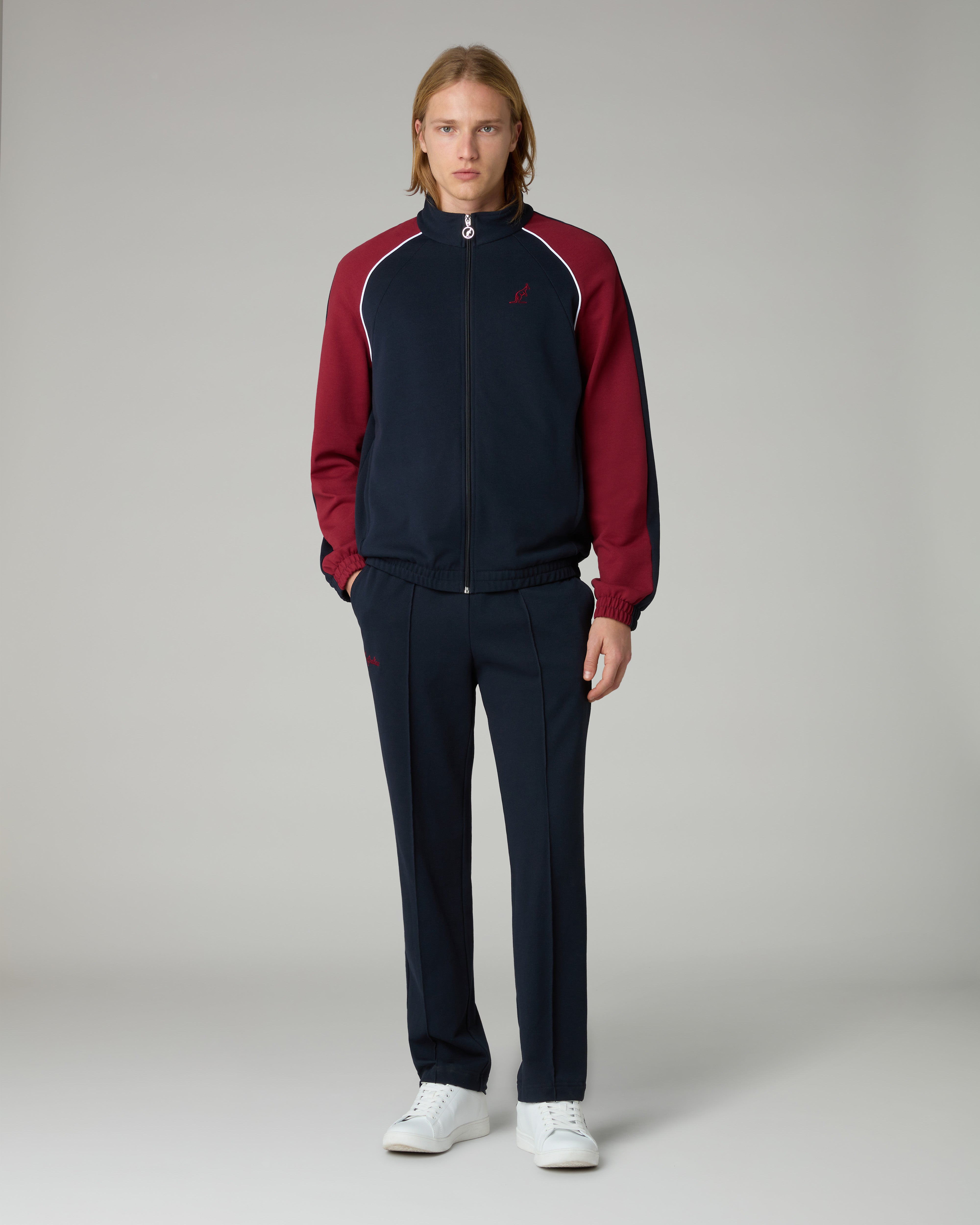australian-posh-piquet-tuta-blu-navy-full-zip image 1