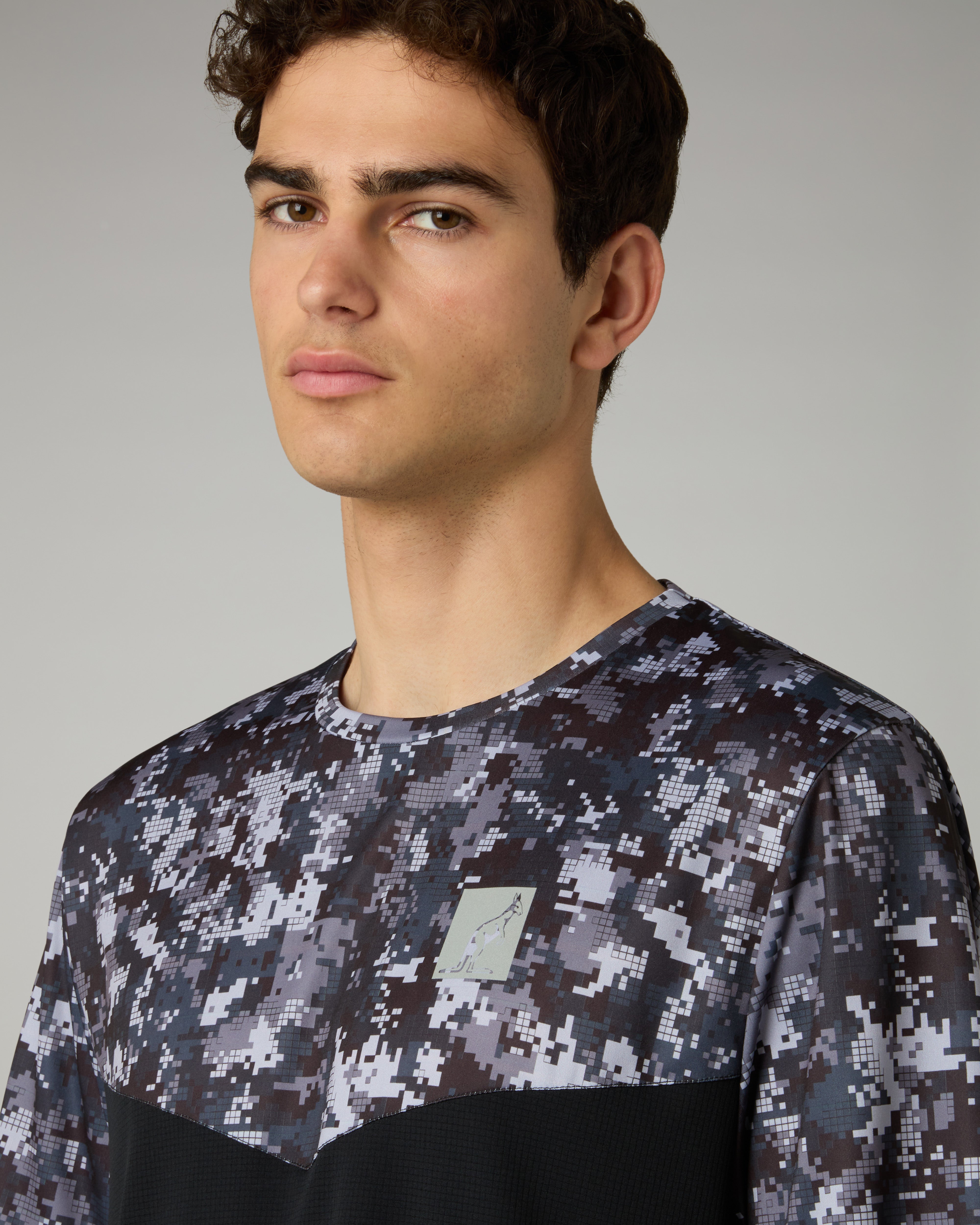 australian-digital-t-shirt-polartec-x-australian-maglia-tennis-nera image 4