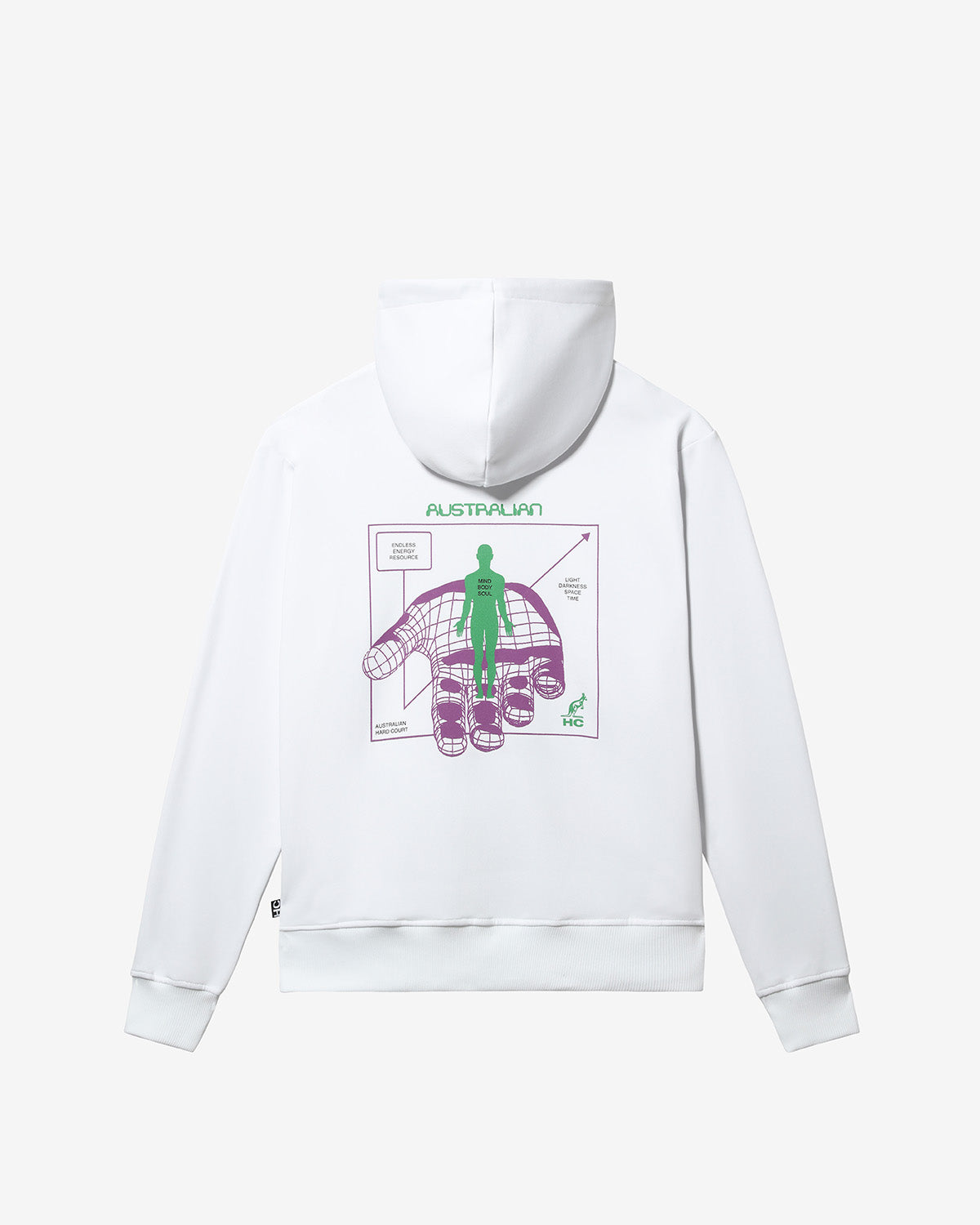 australian-hard-court-inner-balance-felpa-hoodie-bianco image 4