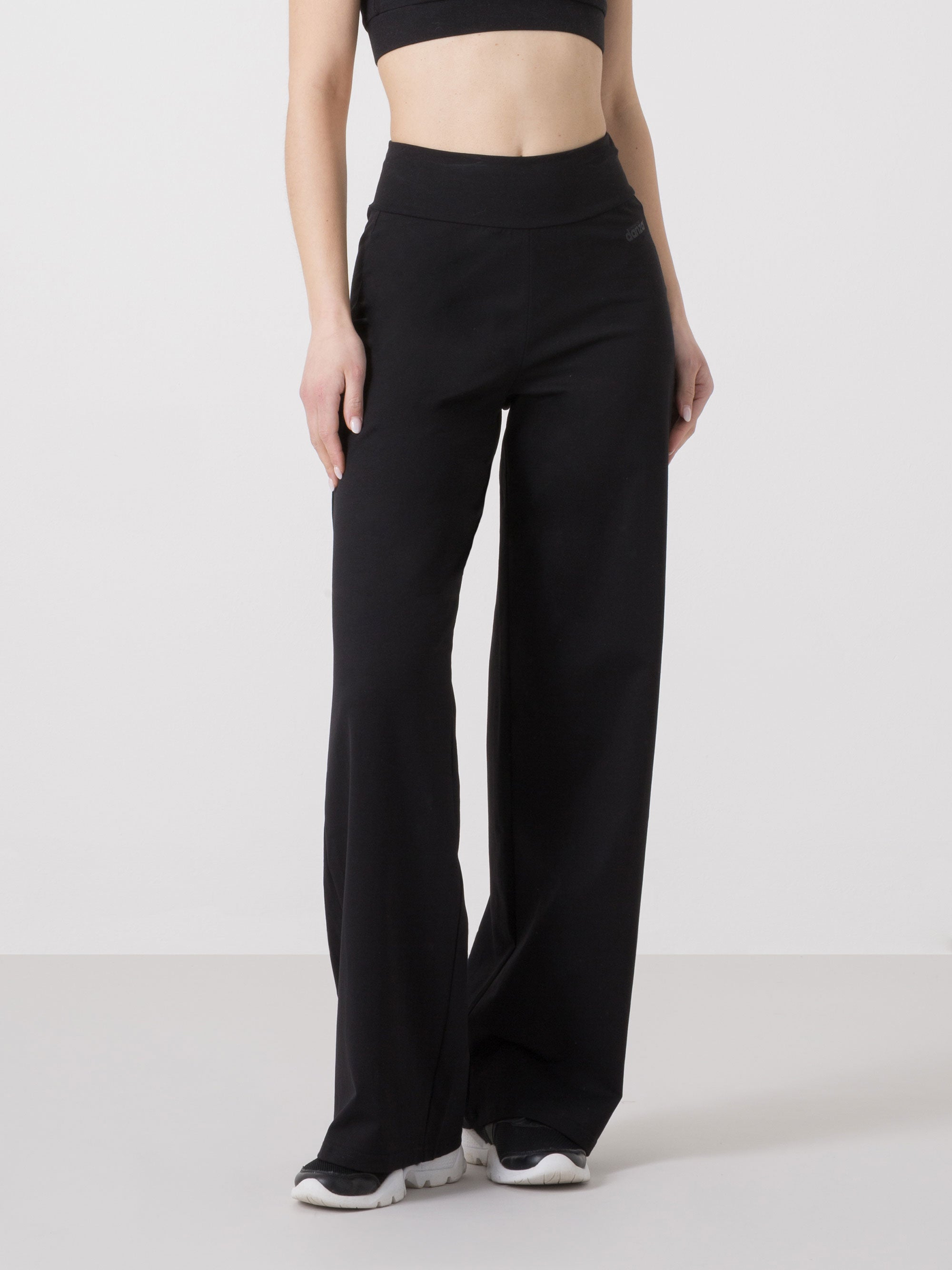 dimensione-danza-pantaloni-sportivi-donna-a-gamba-ampia-vita-alta image 1