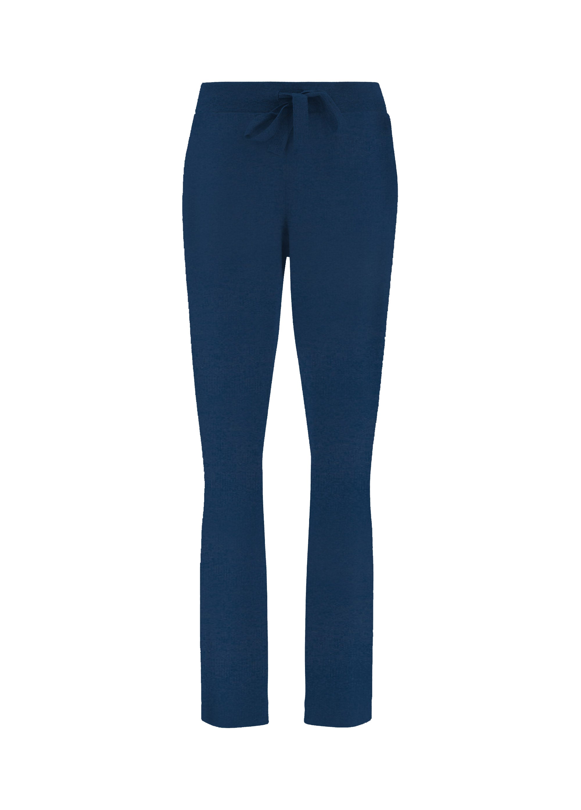 deha-pantalone-slim-fit-in-felpa-blu image 1