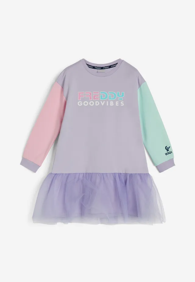 freddy-abito-bambina-e-ragazza-cotone-con-gonna-in-tulle image 1