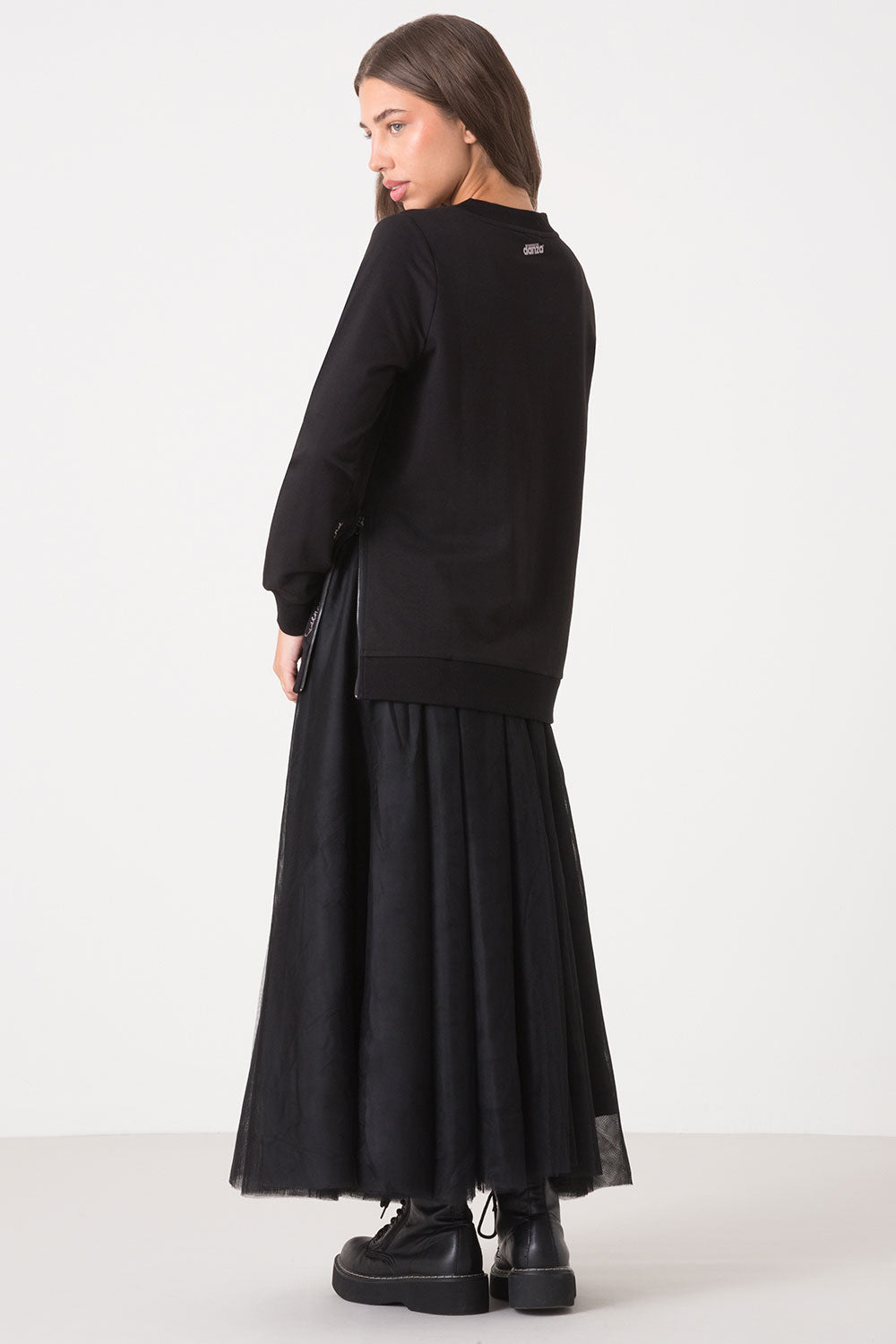 dimensione-danza-maxi-maglia-scollo-a-v-con-spacco-laterale-donna image 7