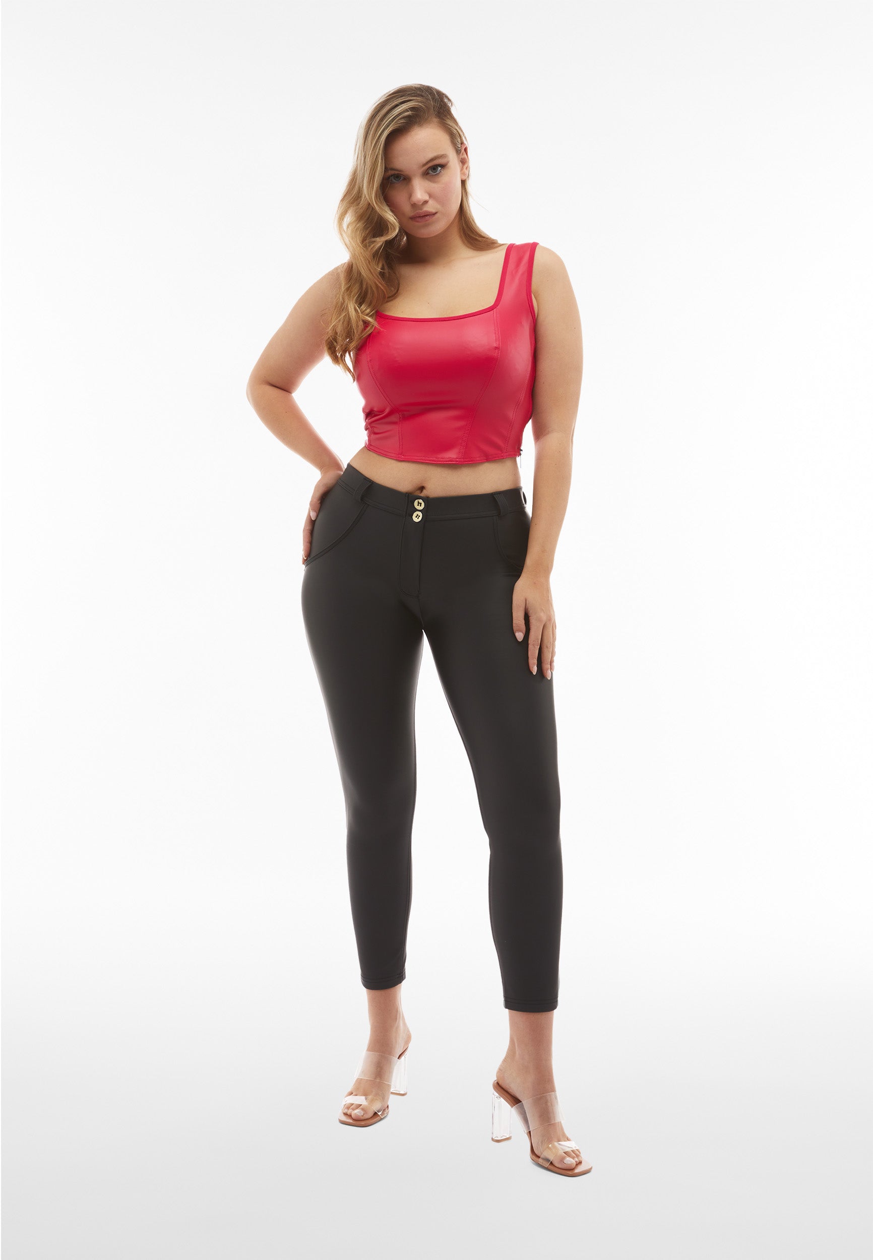 freddy-pantaloni-push-up-wr-up-7-8-superskinny-in-similpelle-ecologica image 2