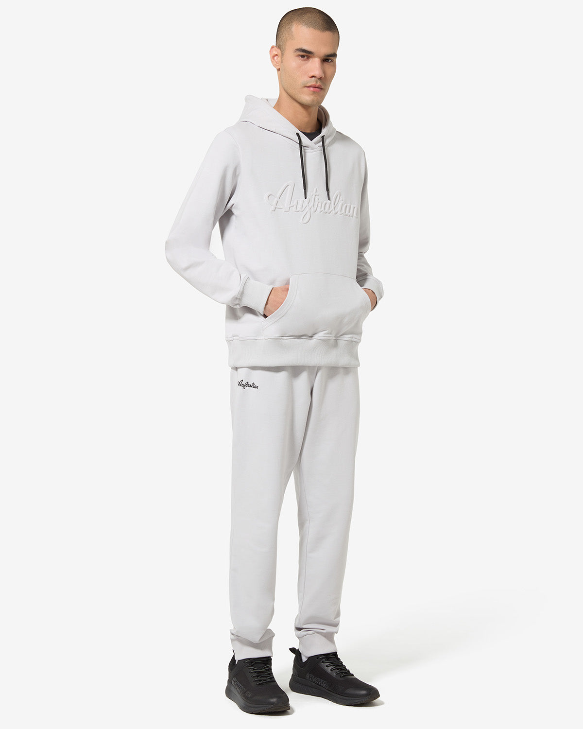 australian-essential-track-pant-pantalone-in-felpa-slim-fit-cenere image 2
