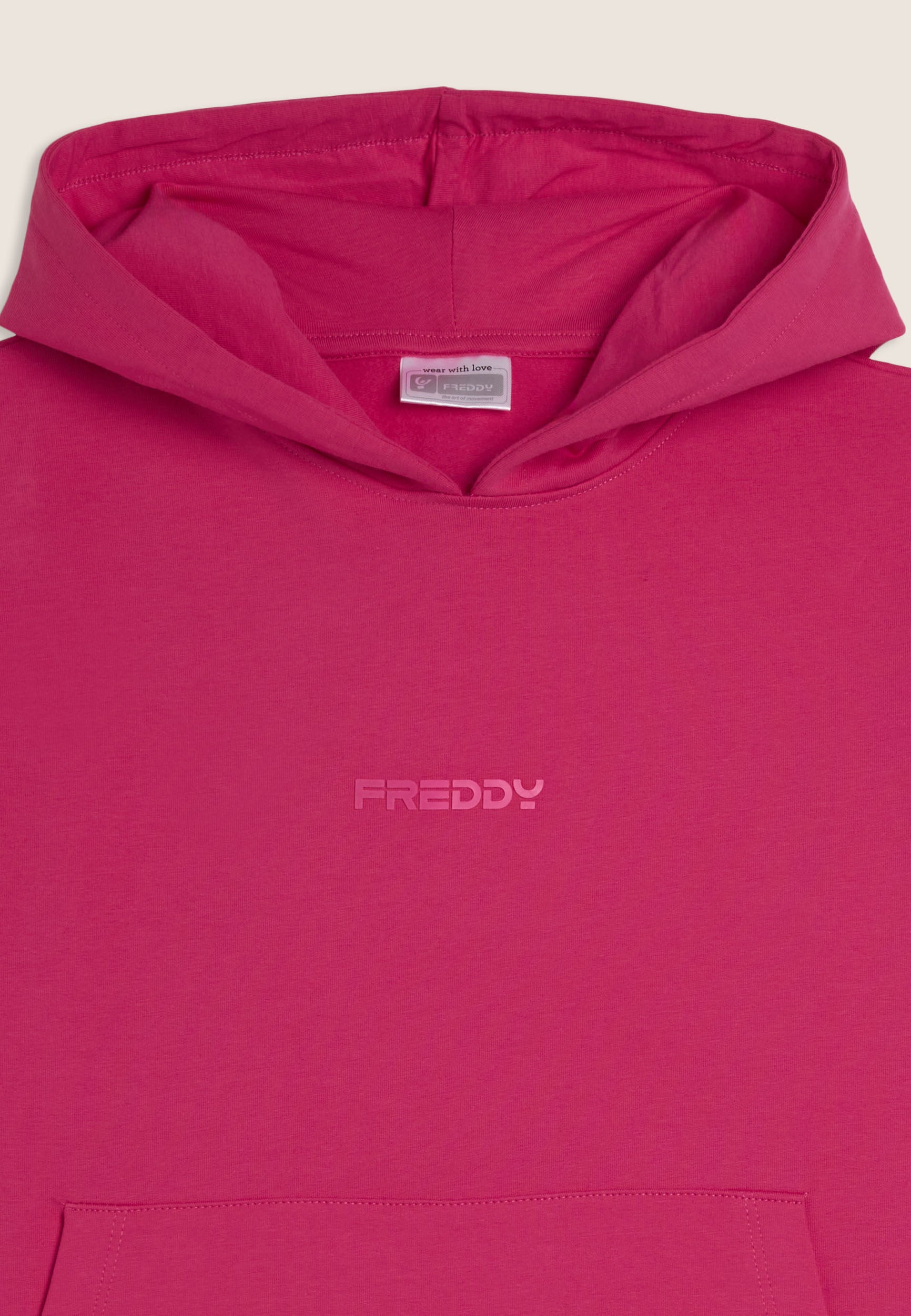 freddy-tuta-junior-con-cappuccio-e-tasca-a-marsupio-in-cotone-elasticizzato image 3