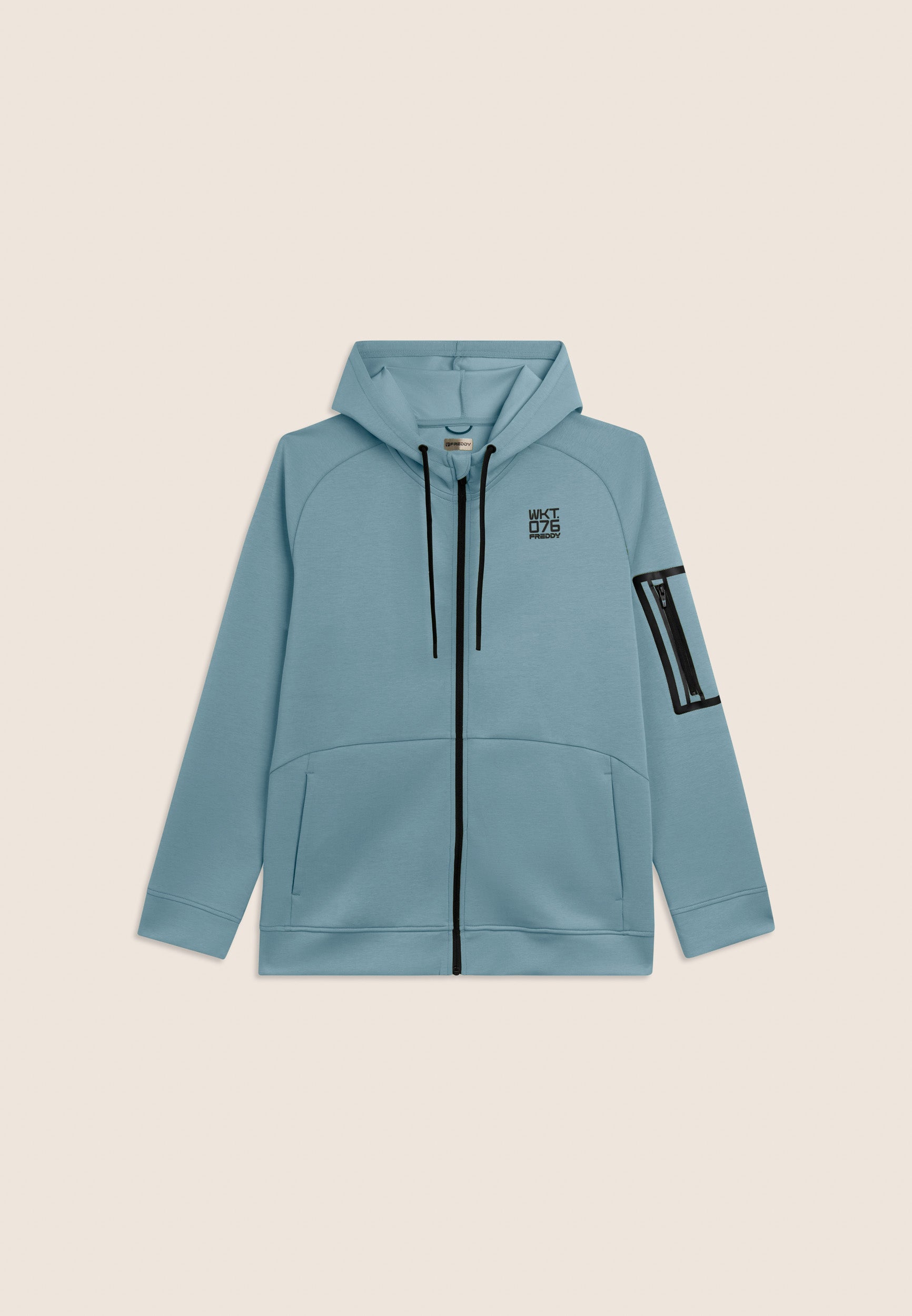 freddy-felpa-con-cappuccio-full-zip-in-tessuto-tecnico image 8