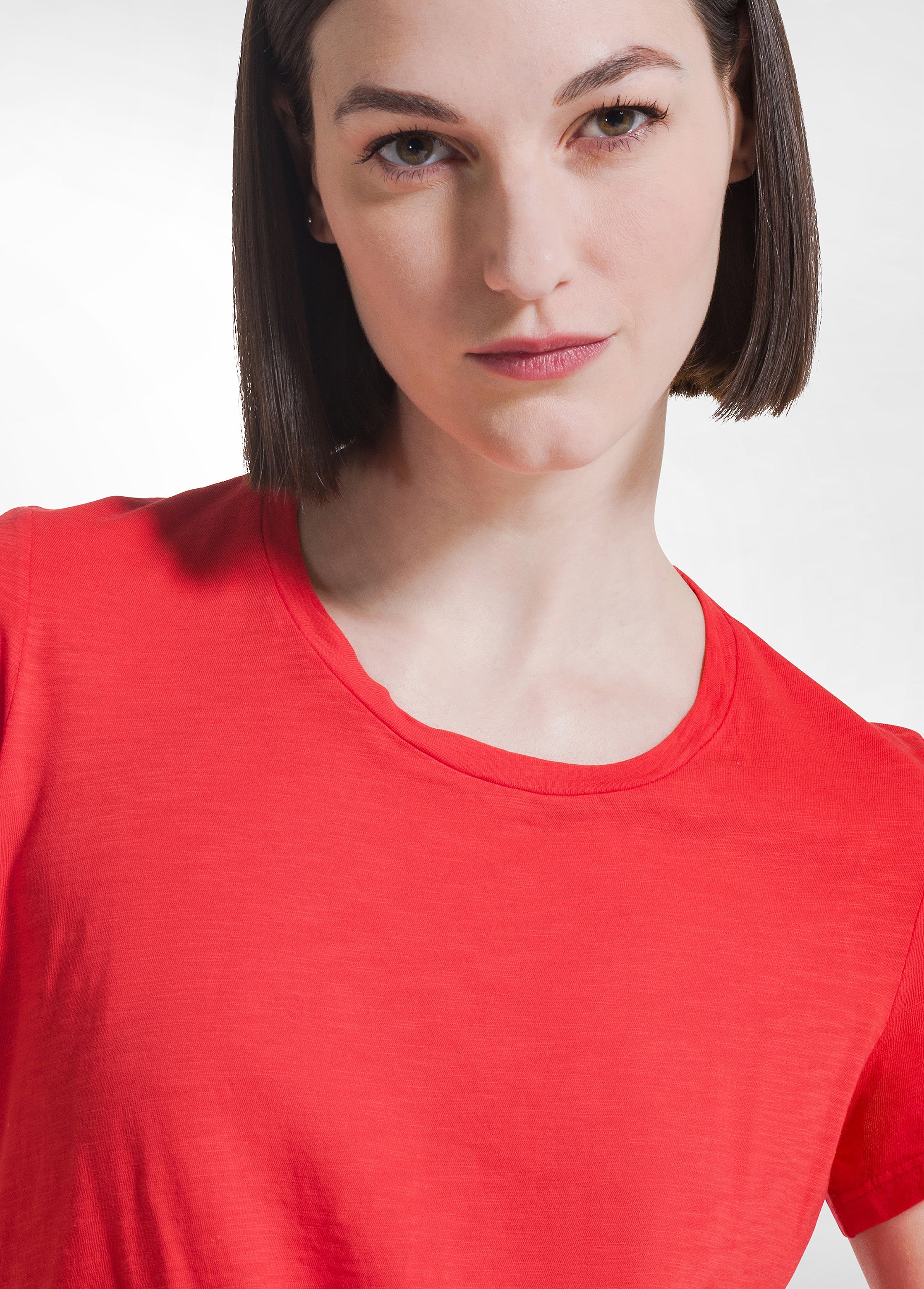deha-d42513-t-shirt-in-cotone-flamm-rosso image 3
