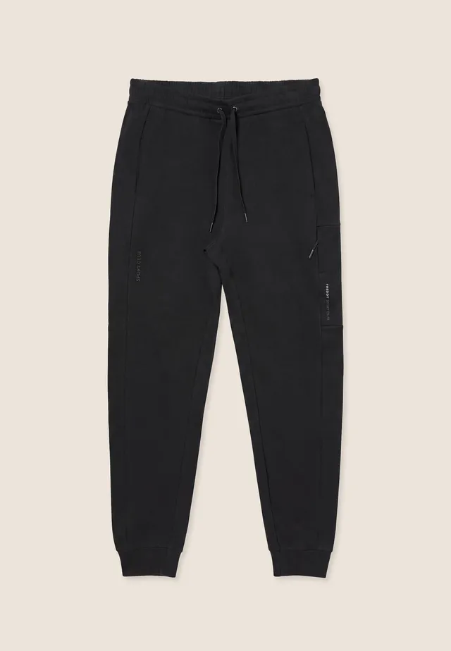 freddy-pantaloni-uomo-regular-in-felpa-cotone-con-polsino-e-two-needle image 1