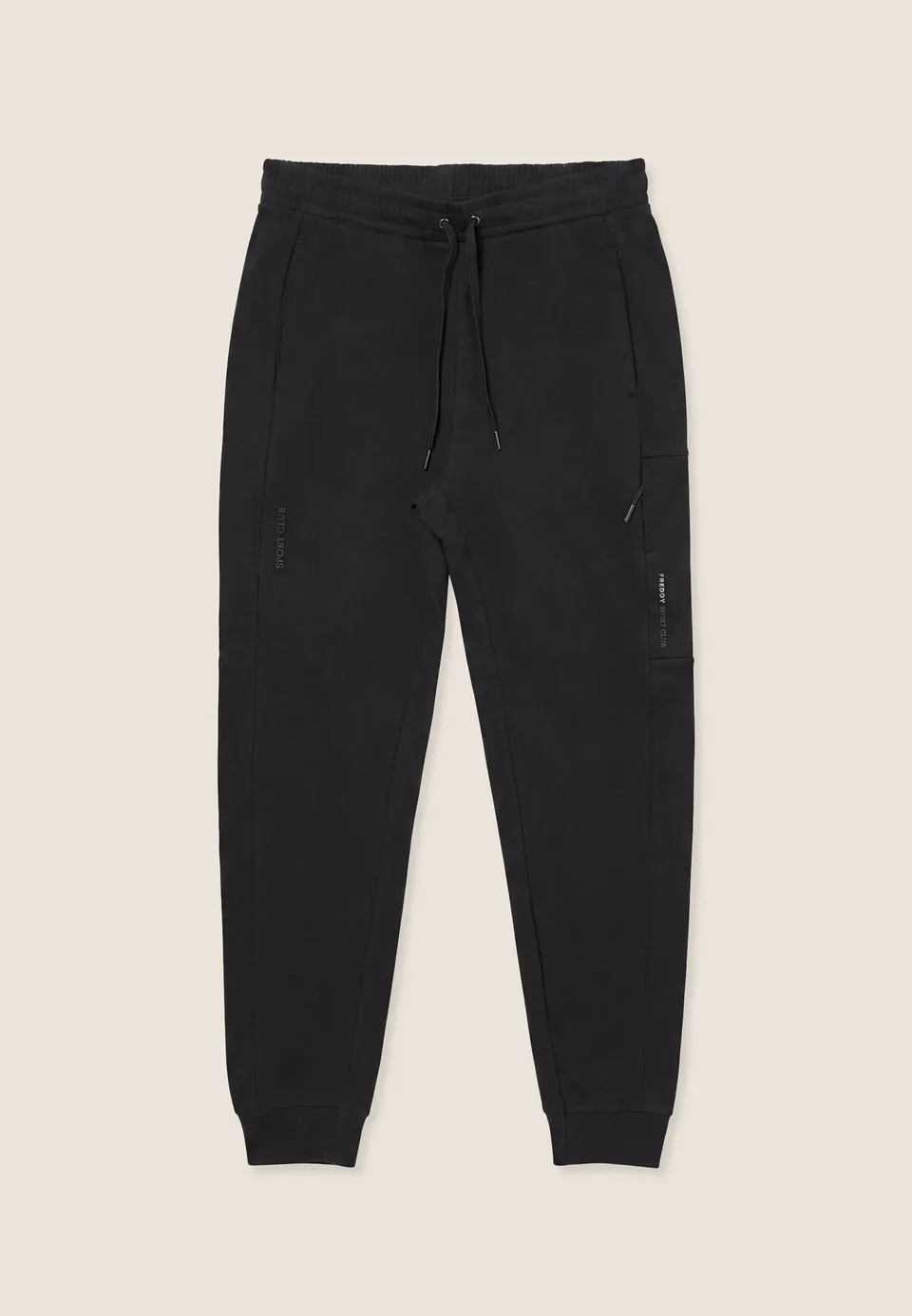 freddy-pantaloni-uomo-regular-in-felpa-cotone-con-polsino-e-two-needle image 1