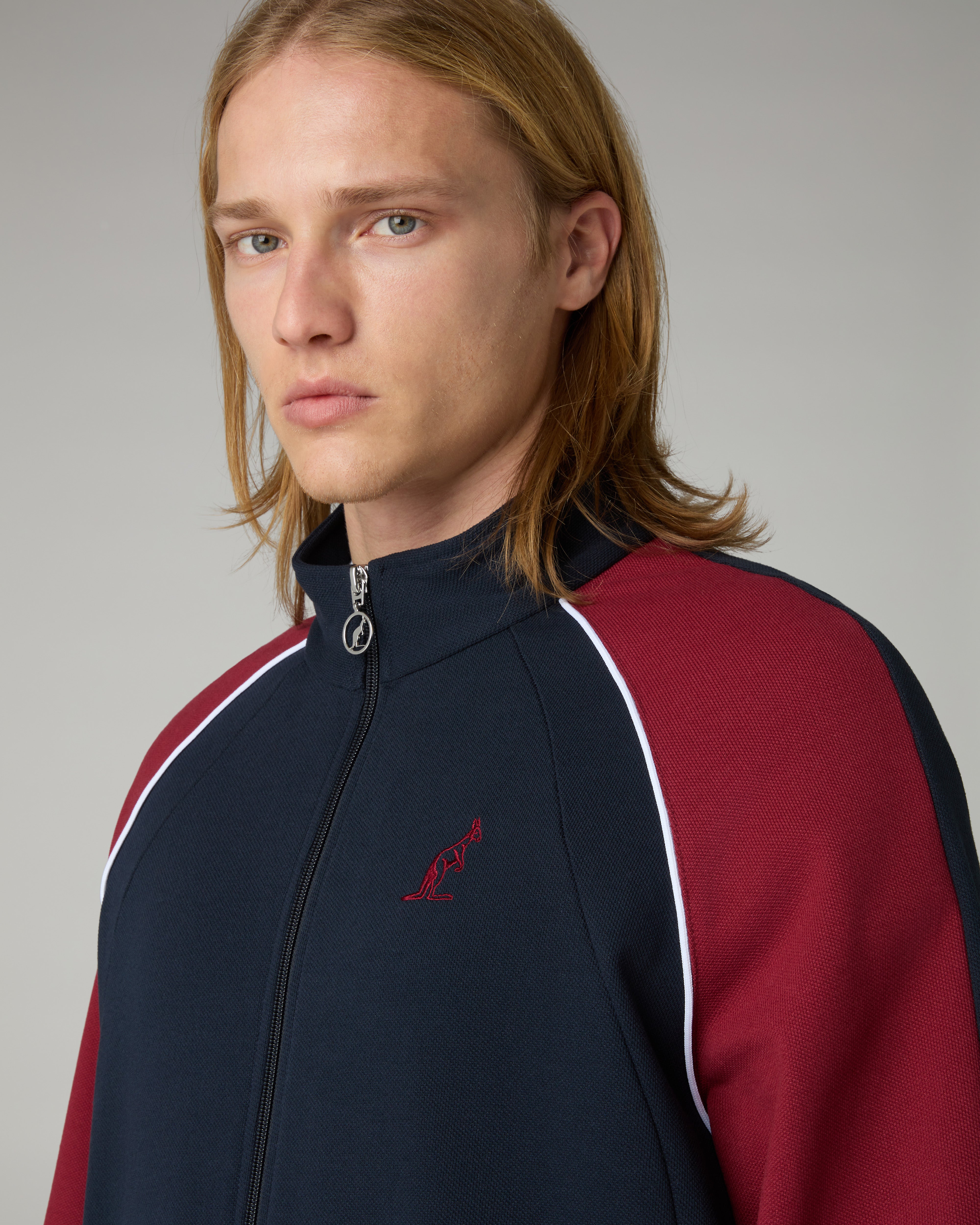 australian-posh-piquet-tuta-blu-navy-full-zip image 5