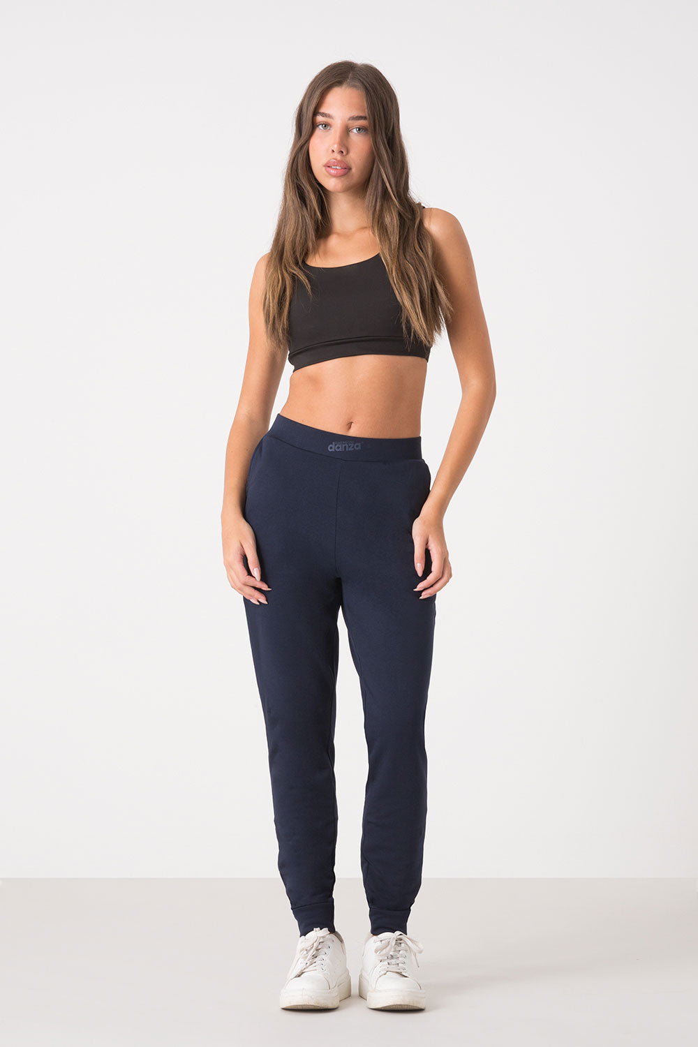 dimensione-danza-pantalone-jersey-stretch-con-tasche-e-polsino image 2