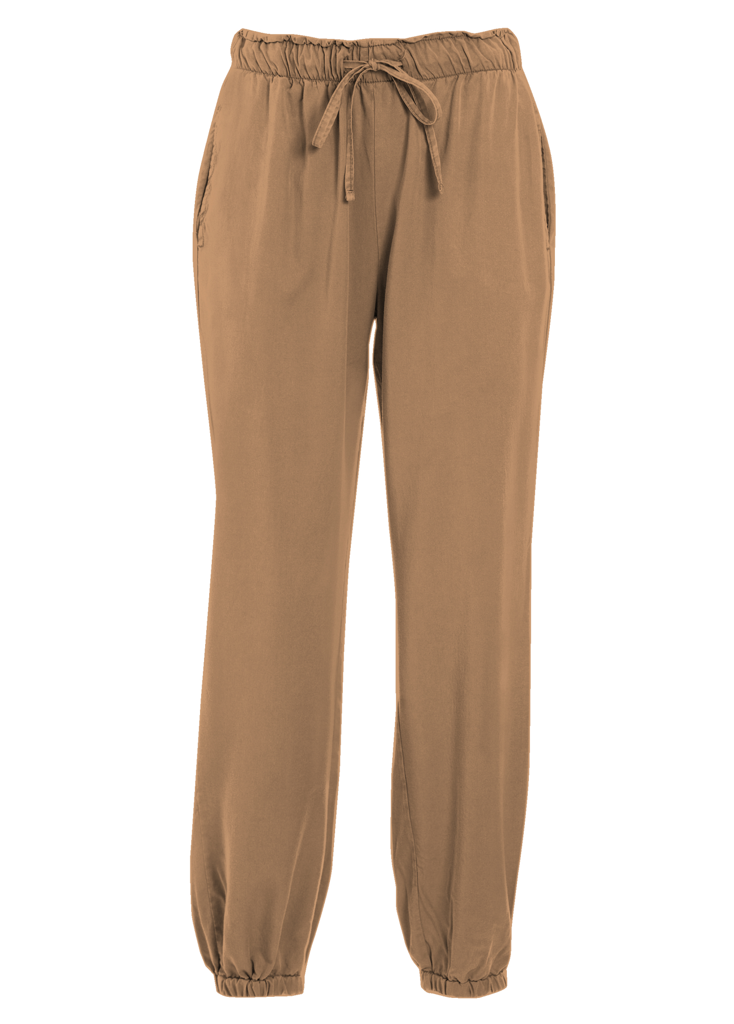 deha-pantalone-jogger-in-twill-tencel-marrone image 4
