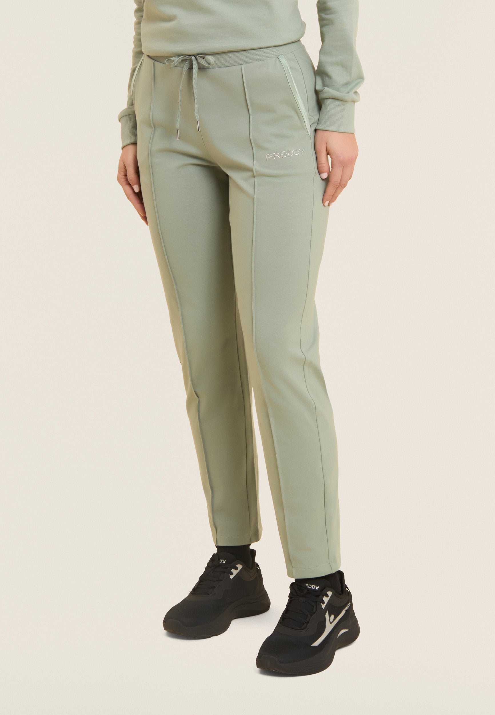 freddy-pantaloni-sportivi-slim-con-cucitura-centrale image 1