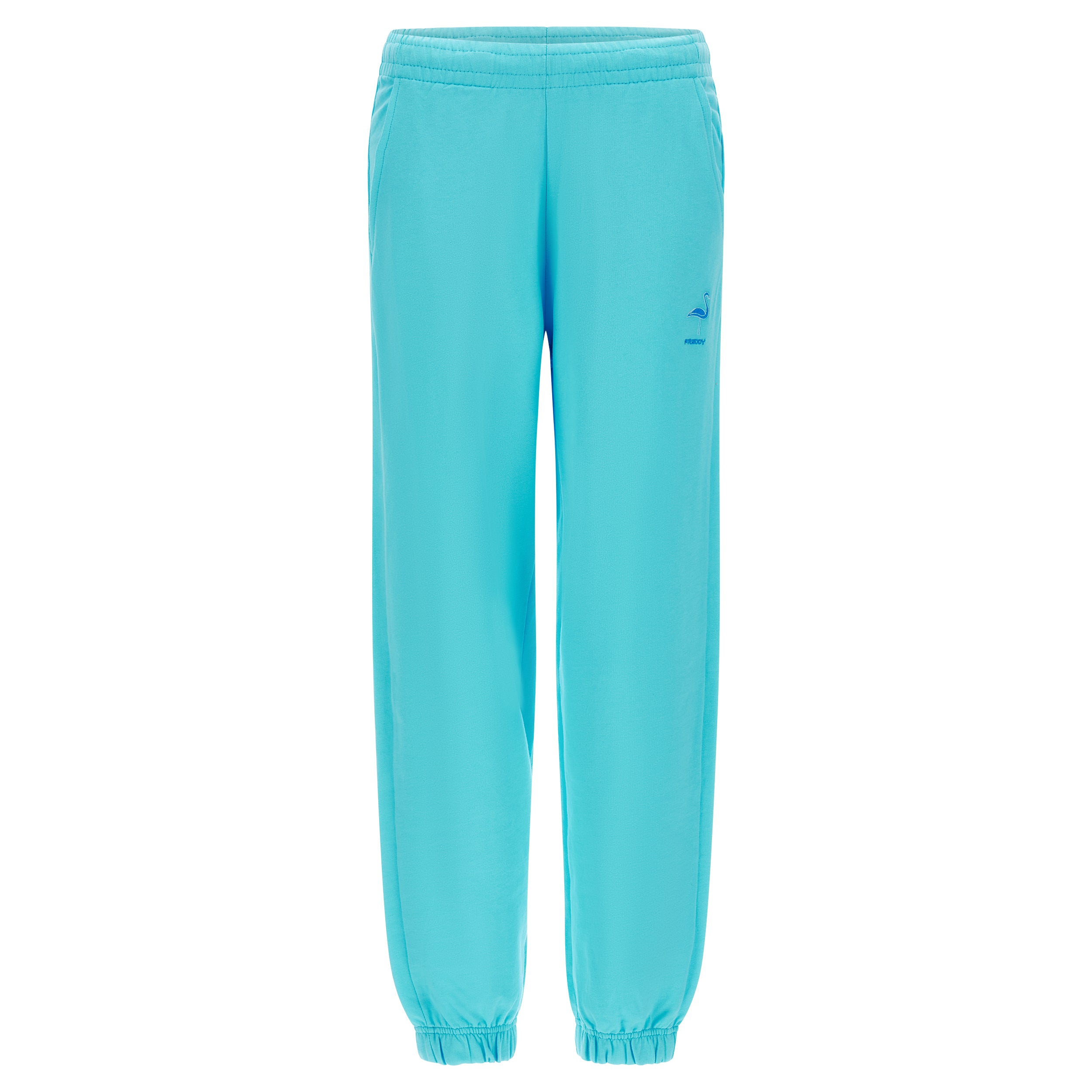 freddy-joggers-in-felpa-leggera-con-patch-fenicottero image 2