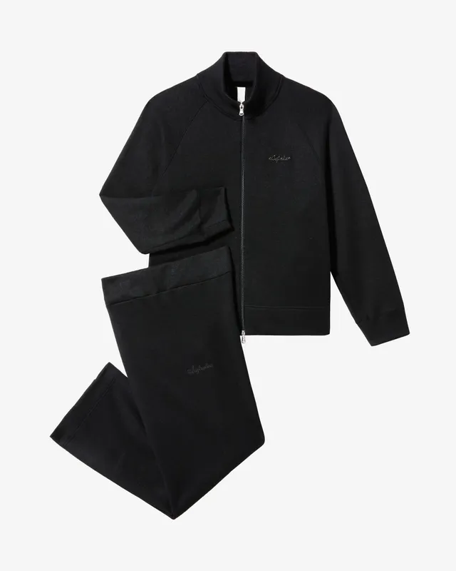 australian-comfy-tracksuit-tuta-full-zip-nero image 1